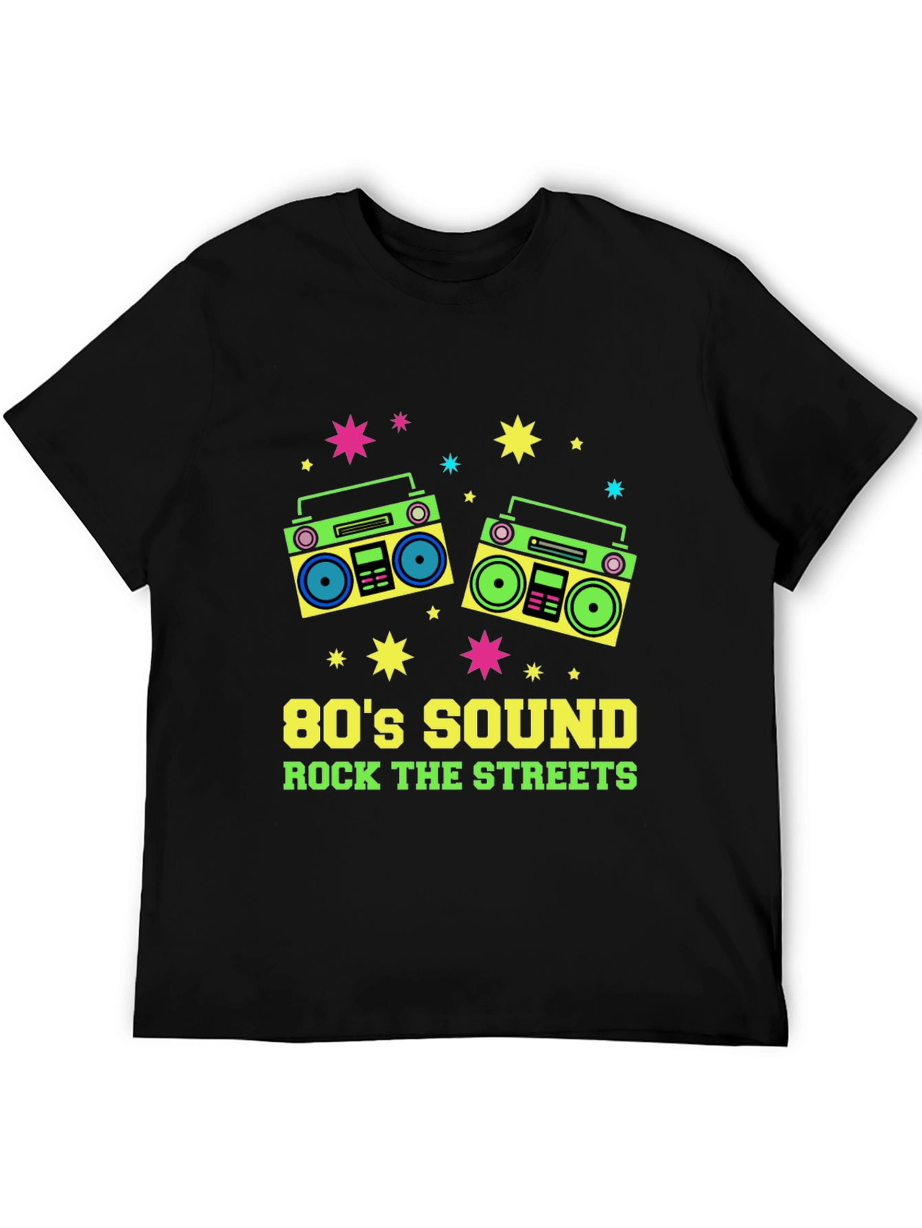 80s Sound Retro Boombox Graphic Tee