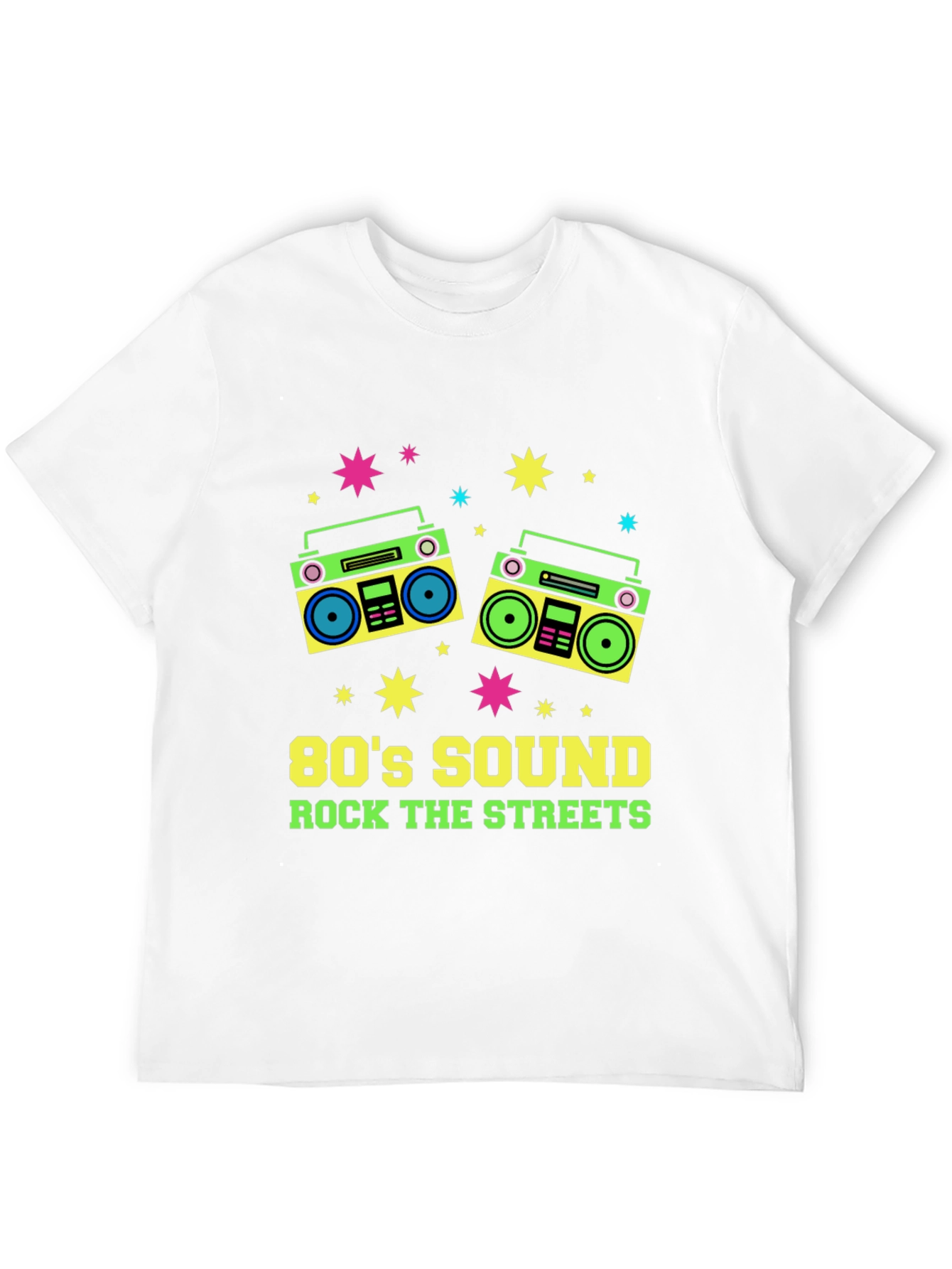 80s Sound Retro Boombox Graphic Tee