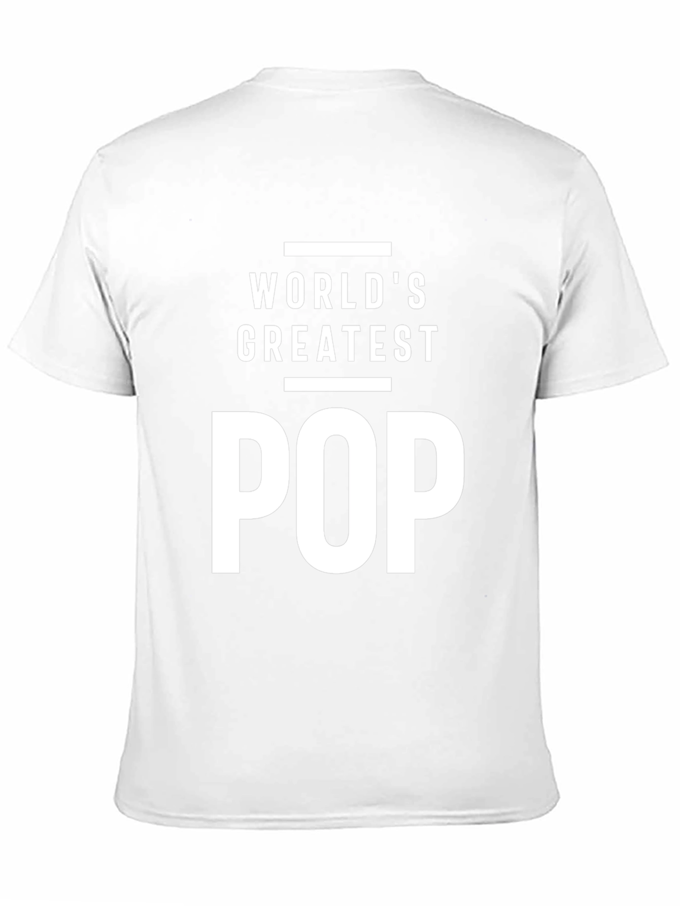 Worlds Greatest POP T-Shirt - Black Cotton Blend