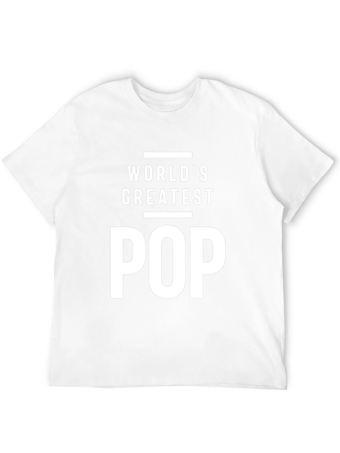 Worlds Greatest POP T-Shirt - Black Cotton Blend