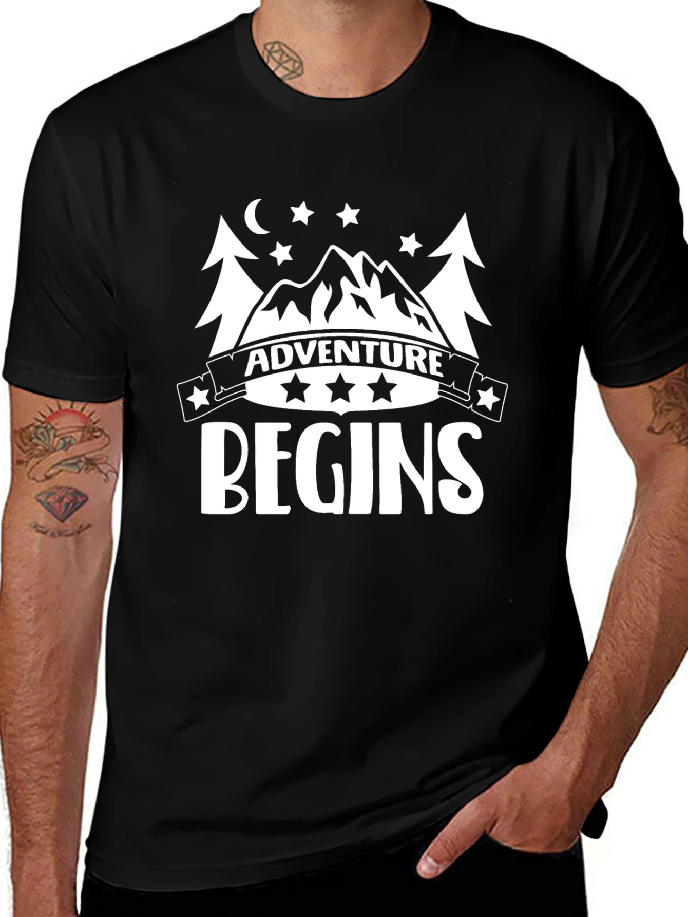 Adventure Begins Graphic T-Shirt
