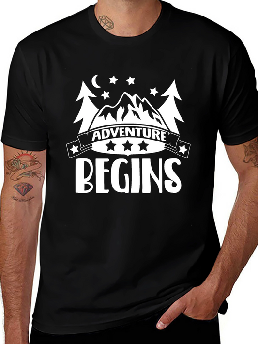Adventure Begins Graphic T-Shirt