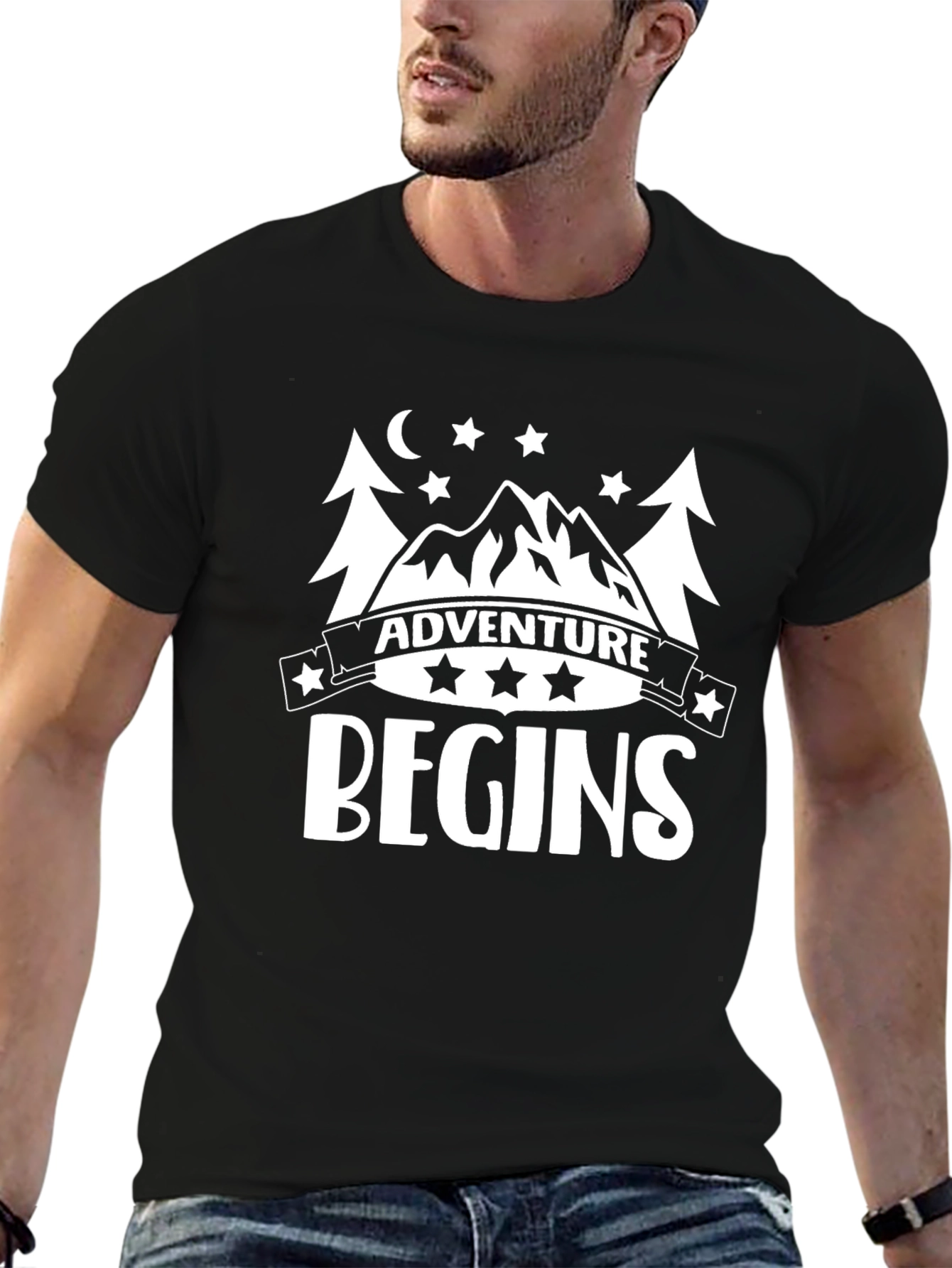 Adventure Begins Graphic T-Shirt