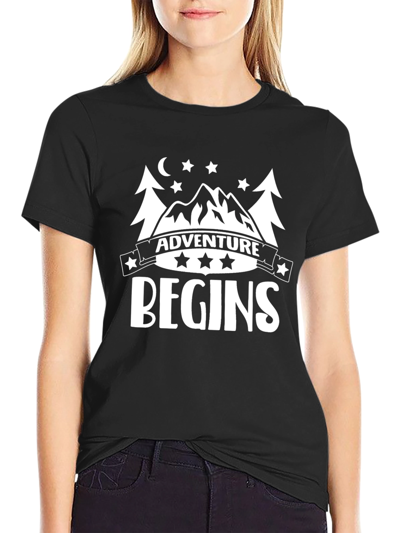 Adventure Begins Graphic T-Shirt