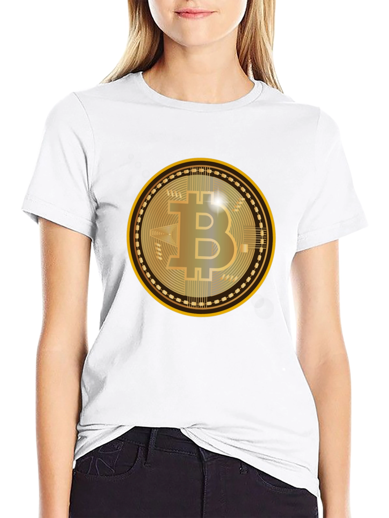 Bitcoin Logo T-Shirt - Crypto Currency Tee