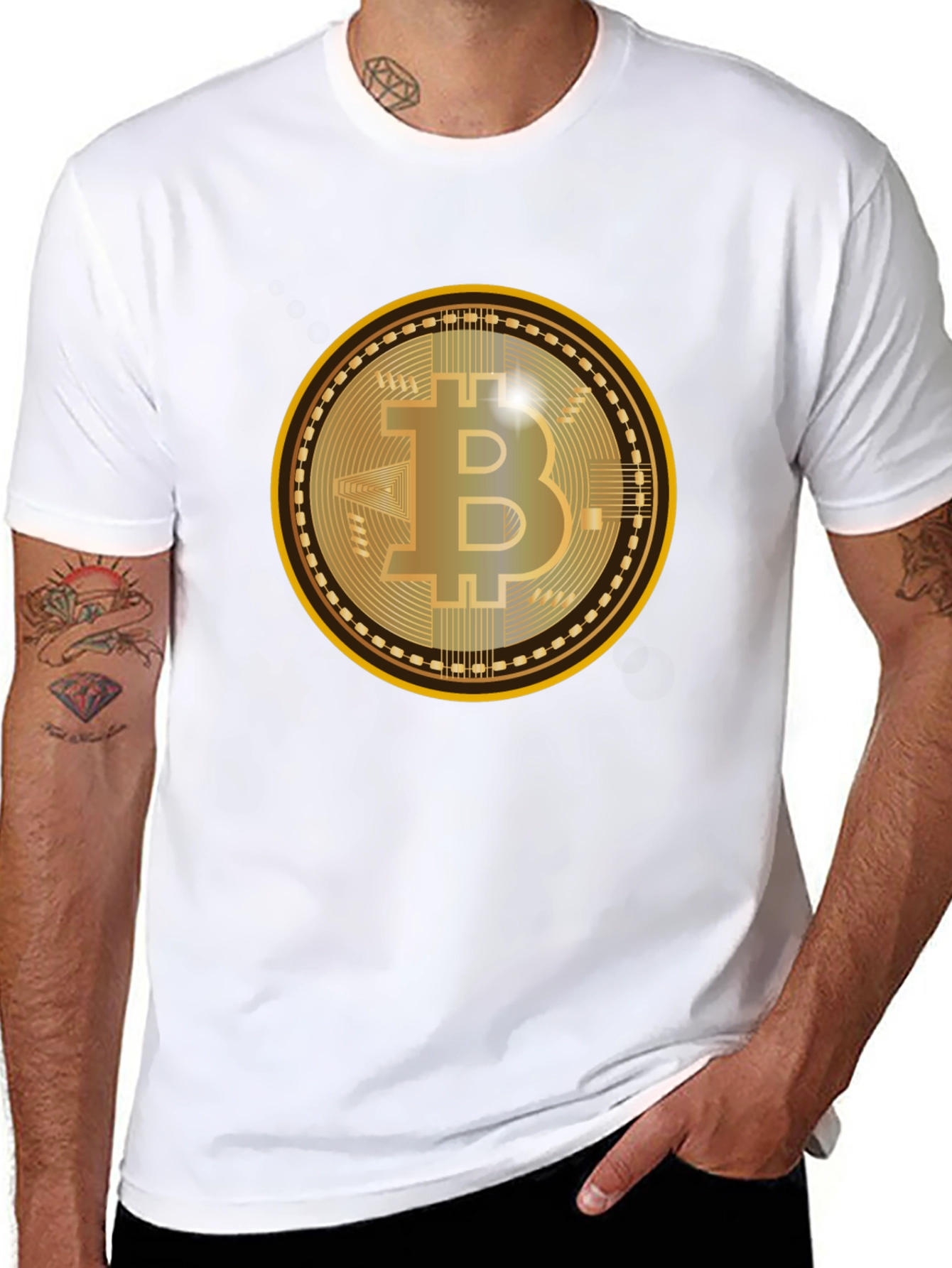Bitcoin Logo T-Shirt - Crypto Currency Tee