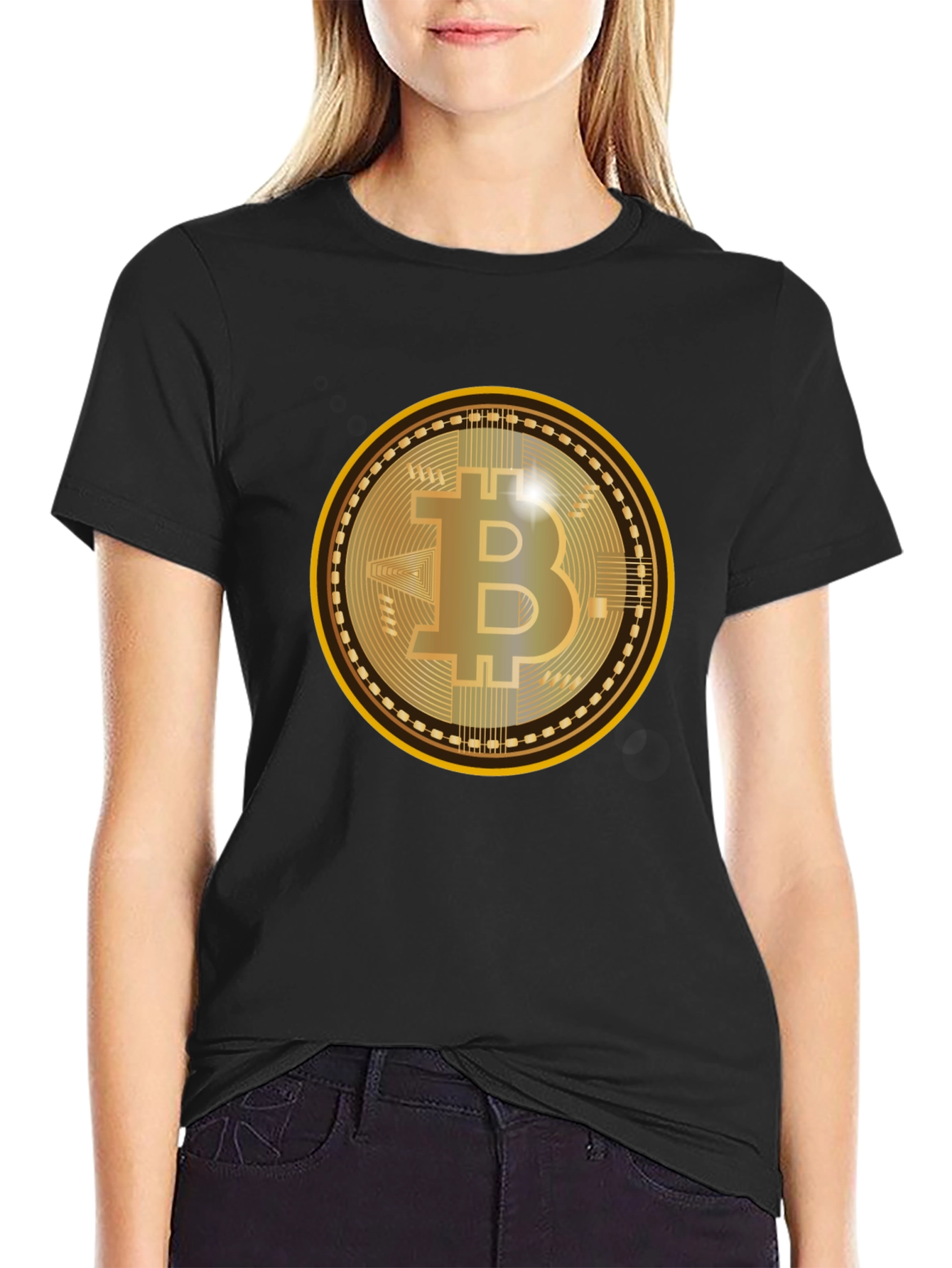 Bitcoin Logo T-Shirt - Crypto Currency Tee