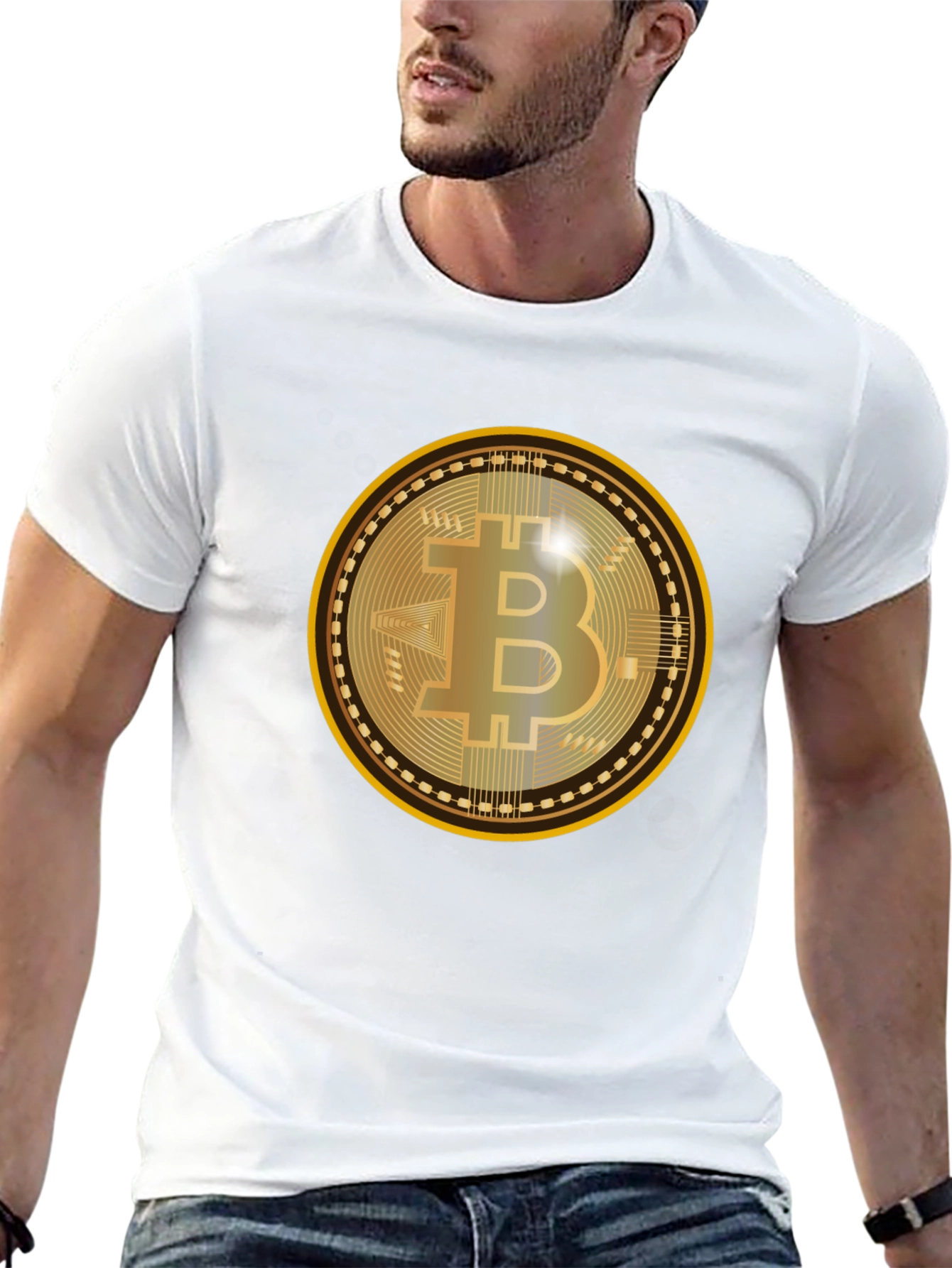 Bitcoin Logo T-Shirt - Crypto Currency Tee