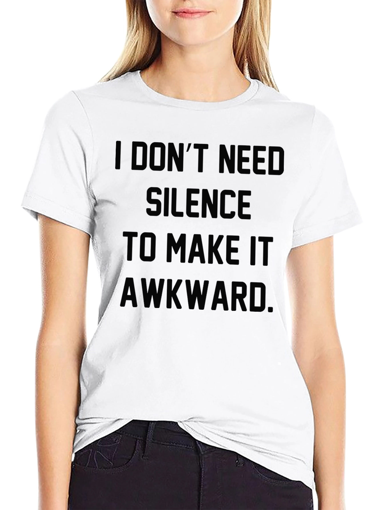 Awkward Humor Graphic Tee Shirt