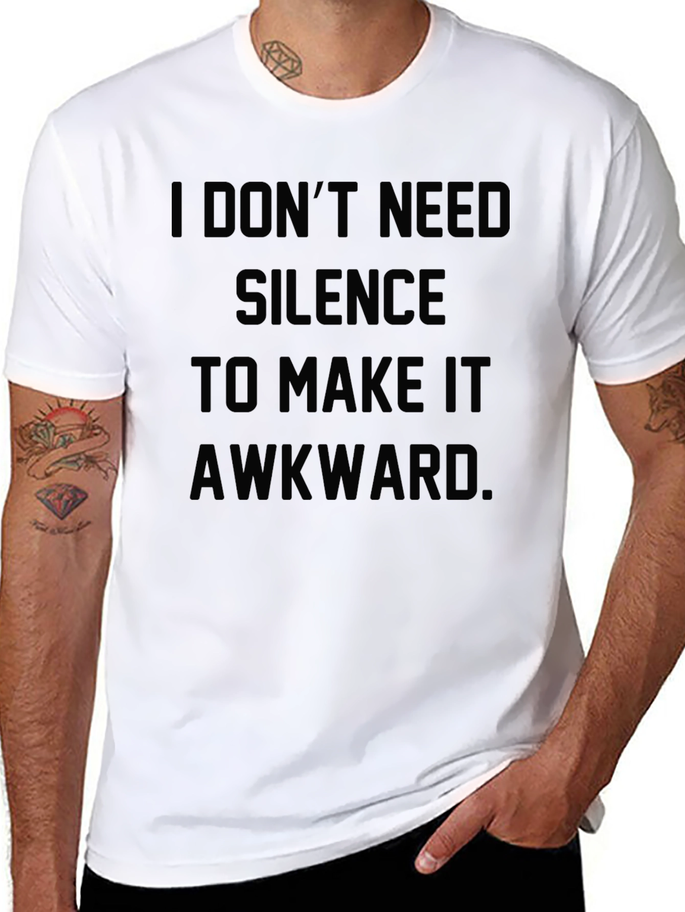 Awkward Humor Graphic Tee Shirt