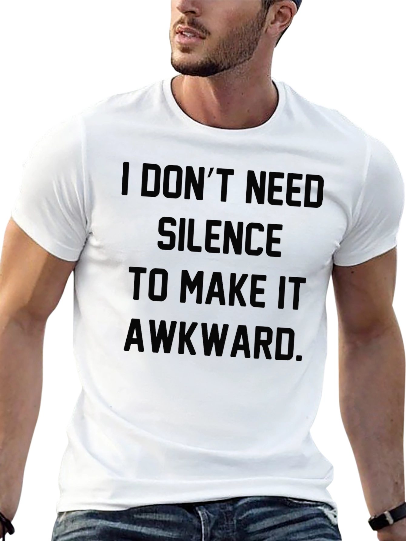 Awkward Humor Graphic Tee Shirt