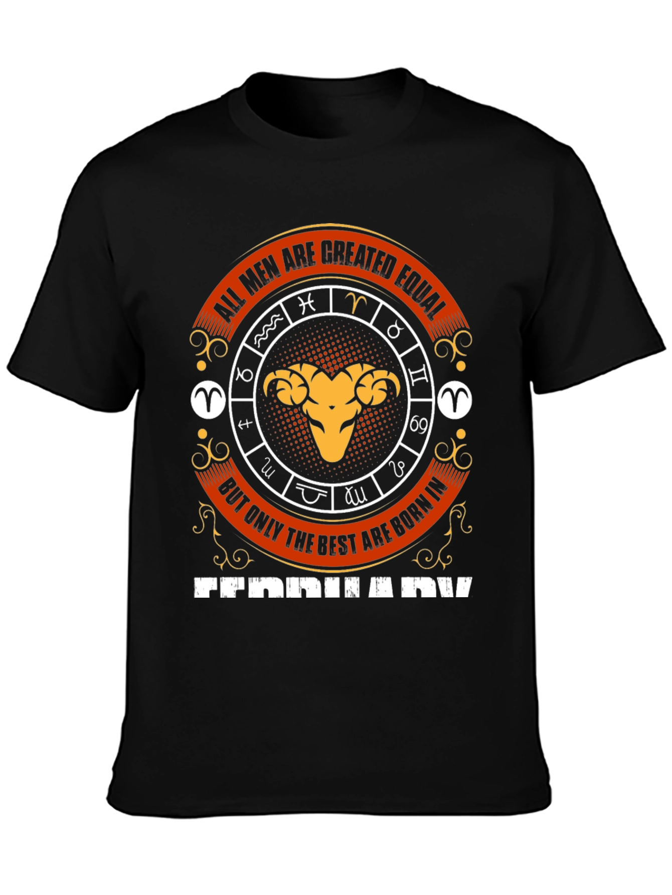 Born in February Zodiac T-Shirt