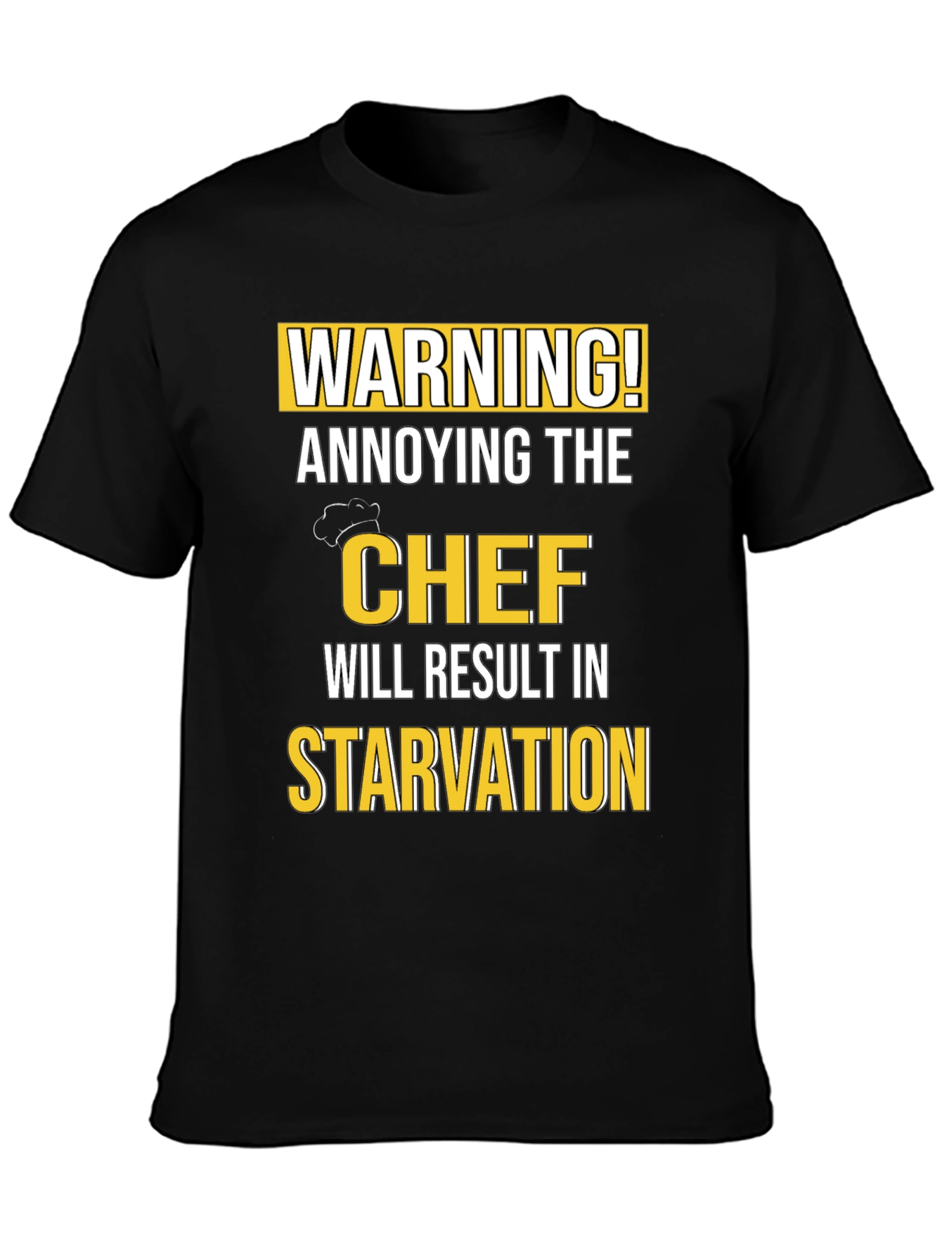 Warning Chef T-Shirt - Funny Cook Gift