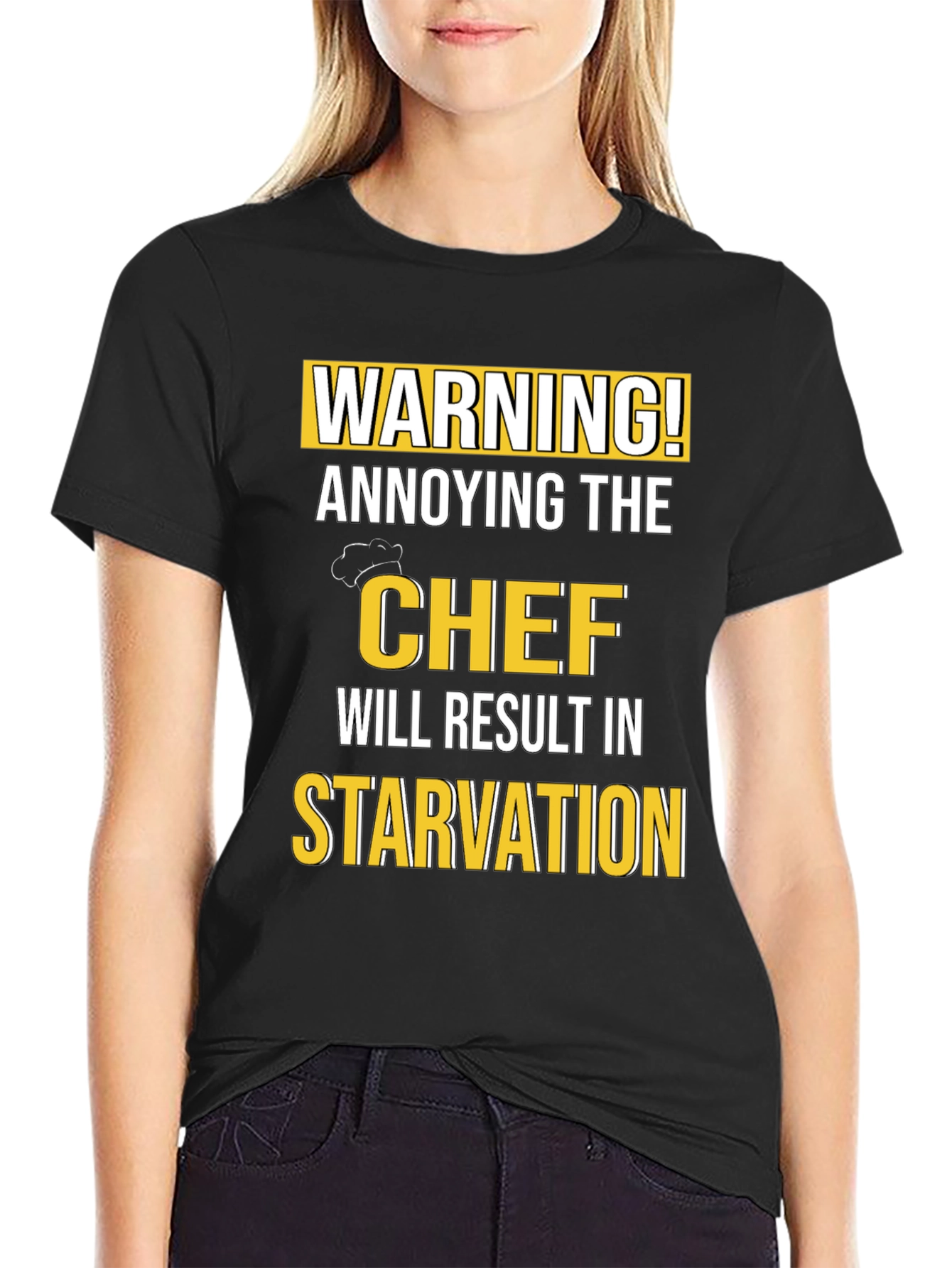 Warning Chef T-Shirt - Funny Cook Gift