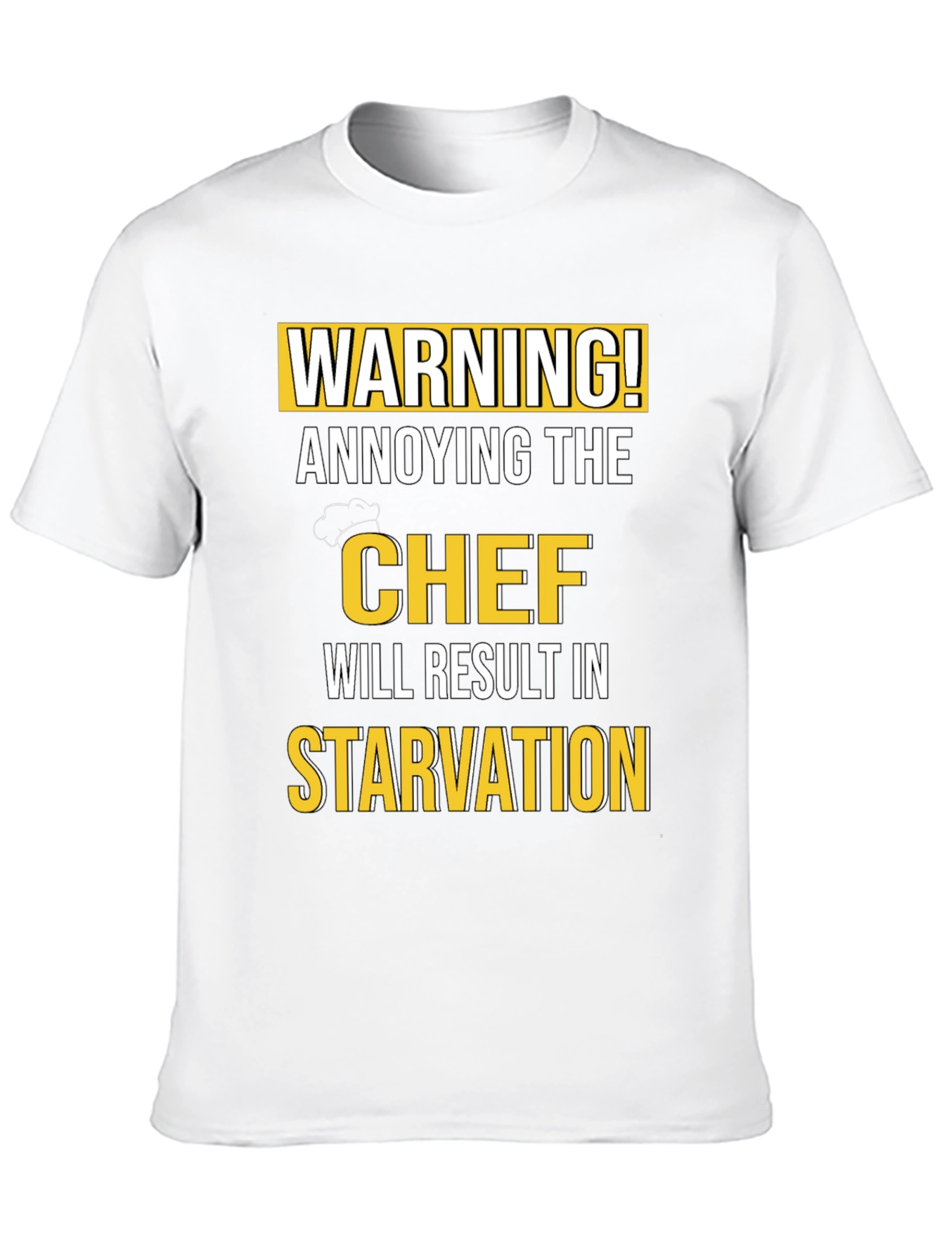Warning Chef T-Shirt - Funny Cook Gift