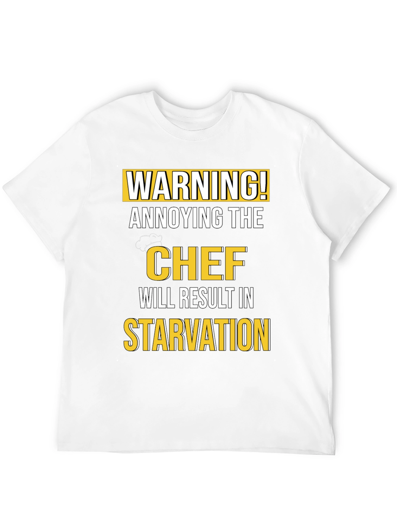 Warning Chef T-Shirt - Funny Cook Gift