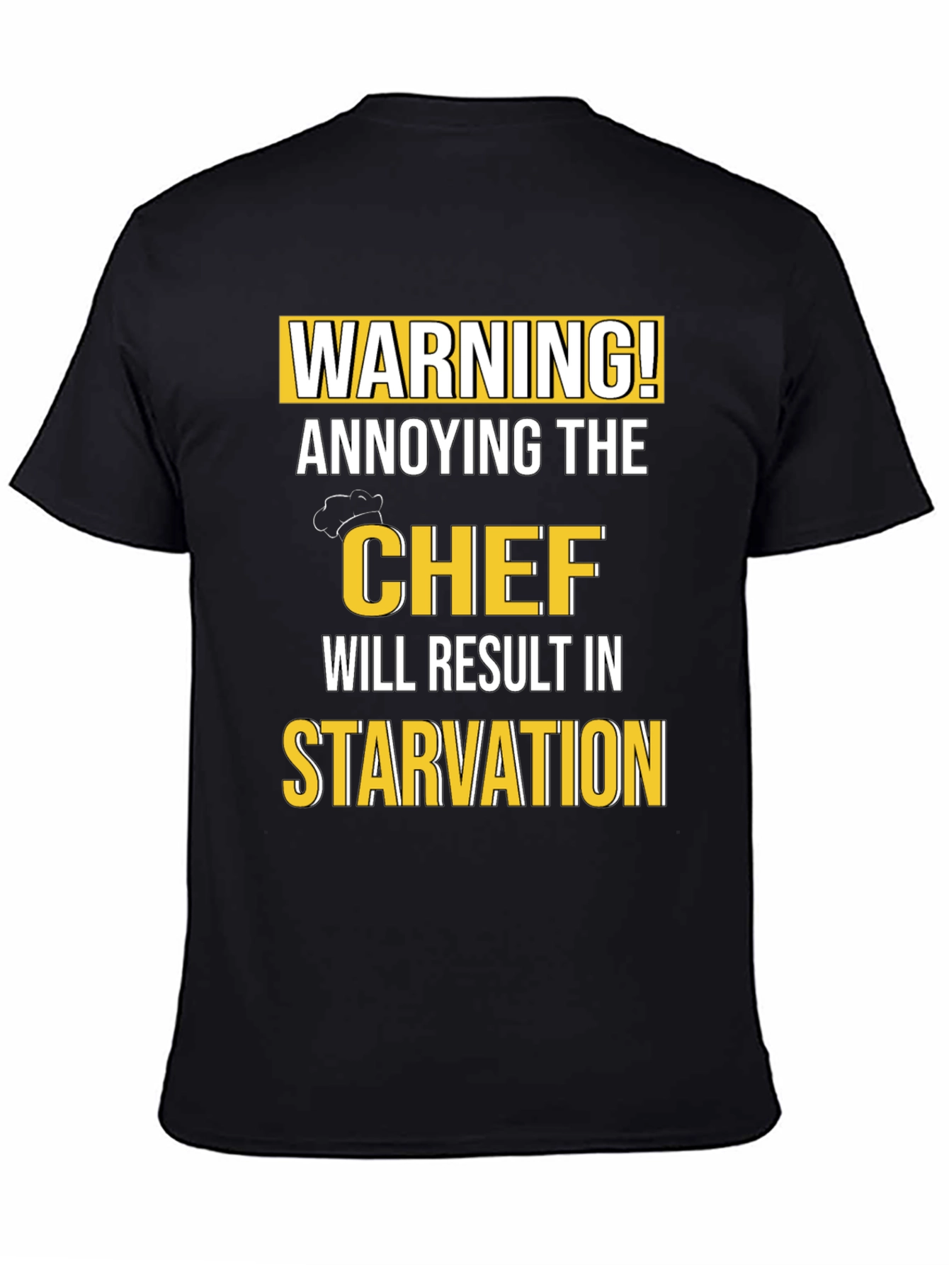 Warning Chef T-Shirt - Funny Cook Gift