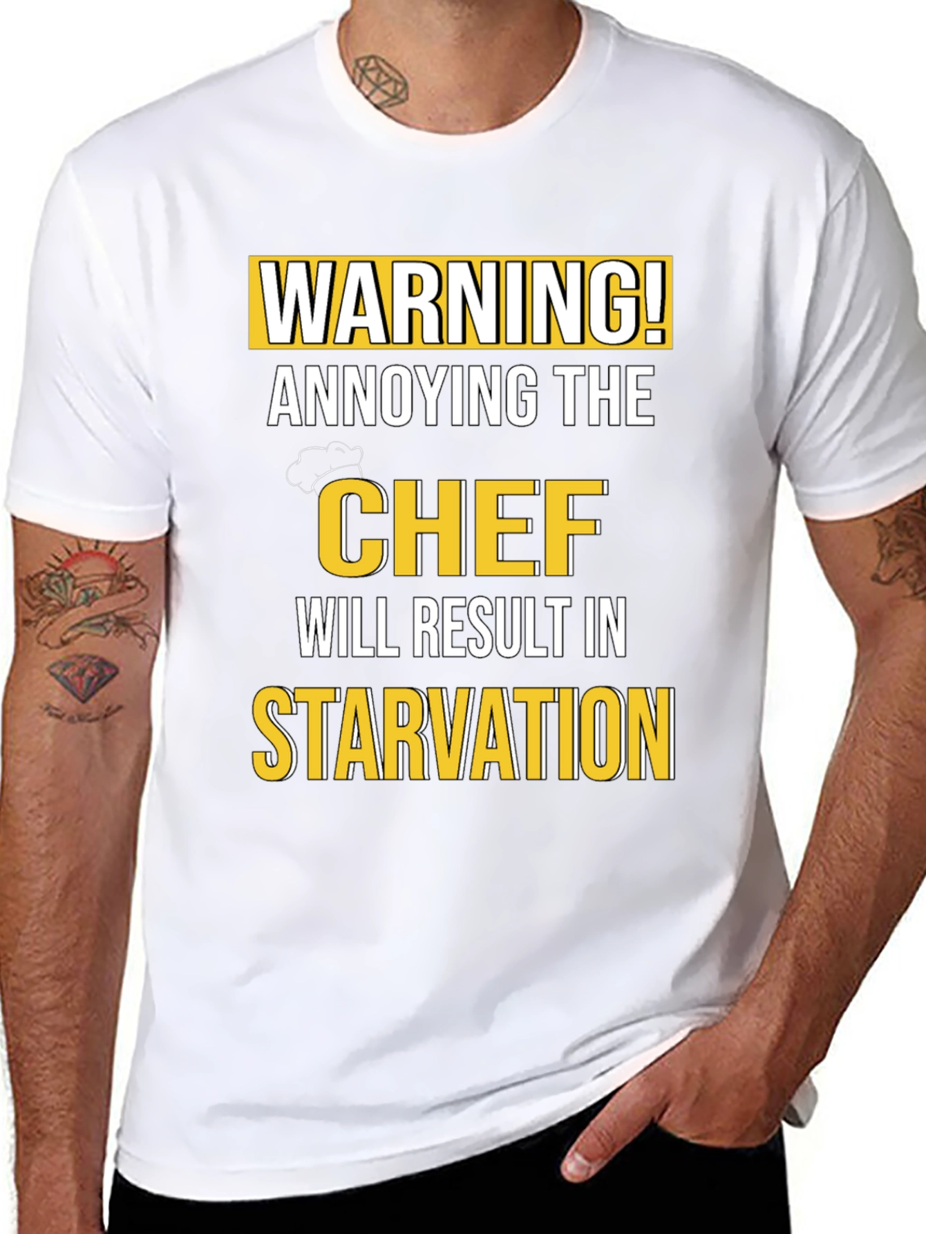 Warning Chef T-Shirt - Funny Cook Gift