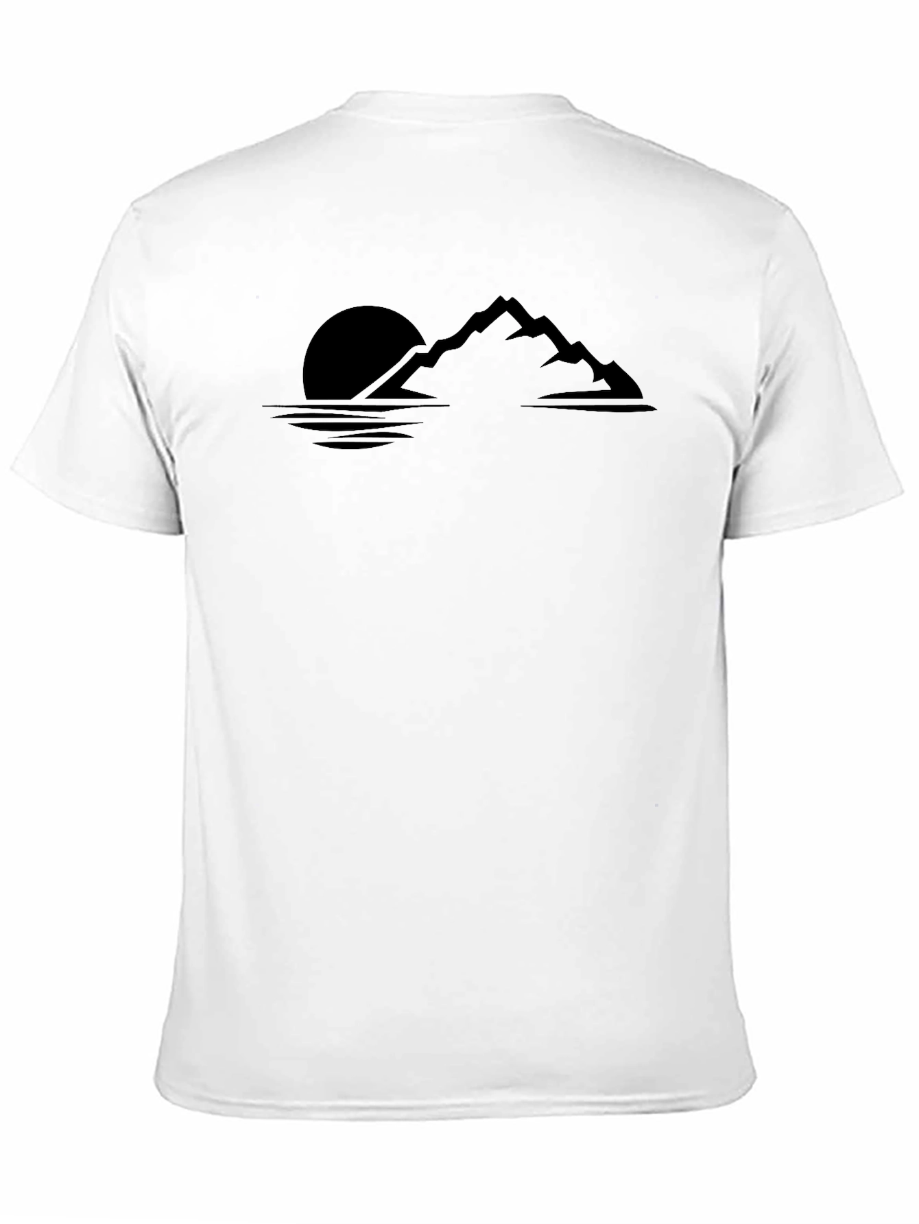 Black Mountainscape Graphic Tee