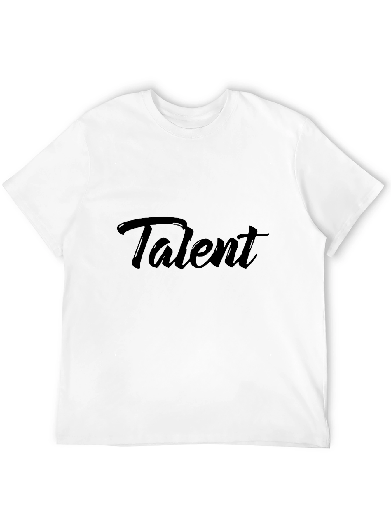 Talent Black T-Shirt - Modern Style