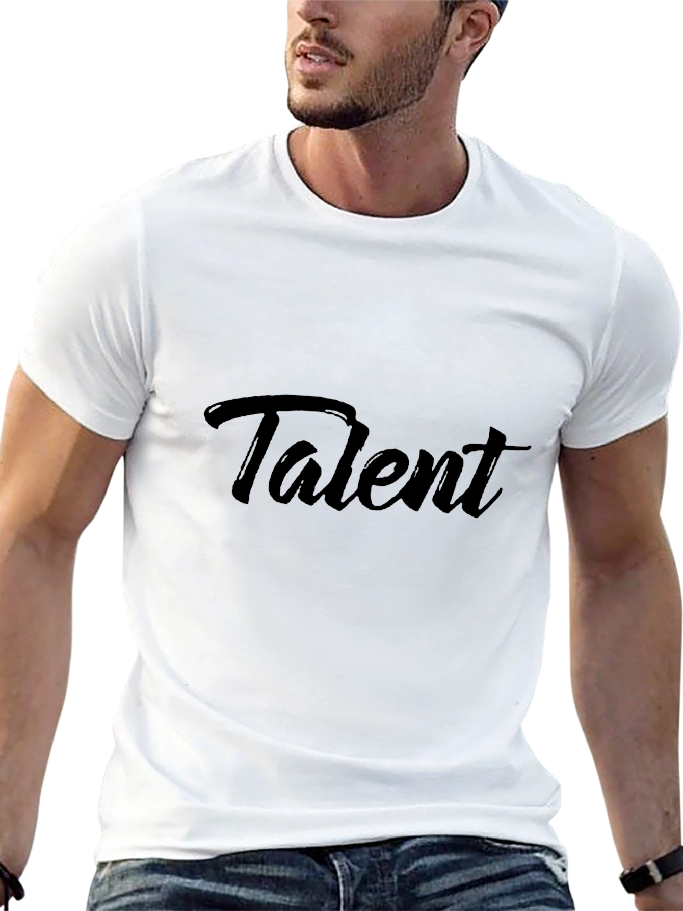 Talent Black T-Shirt - Modern Style
