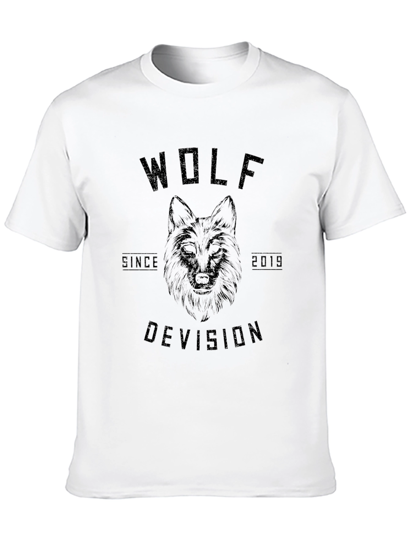 Wolf Division Black Graphic Tee - Since 2019