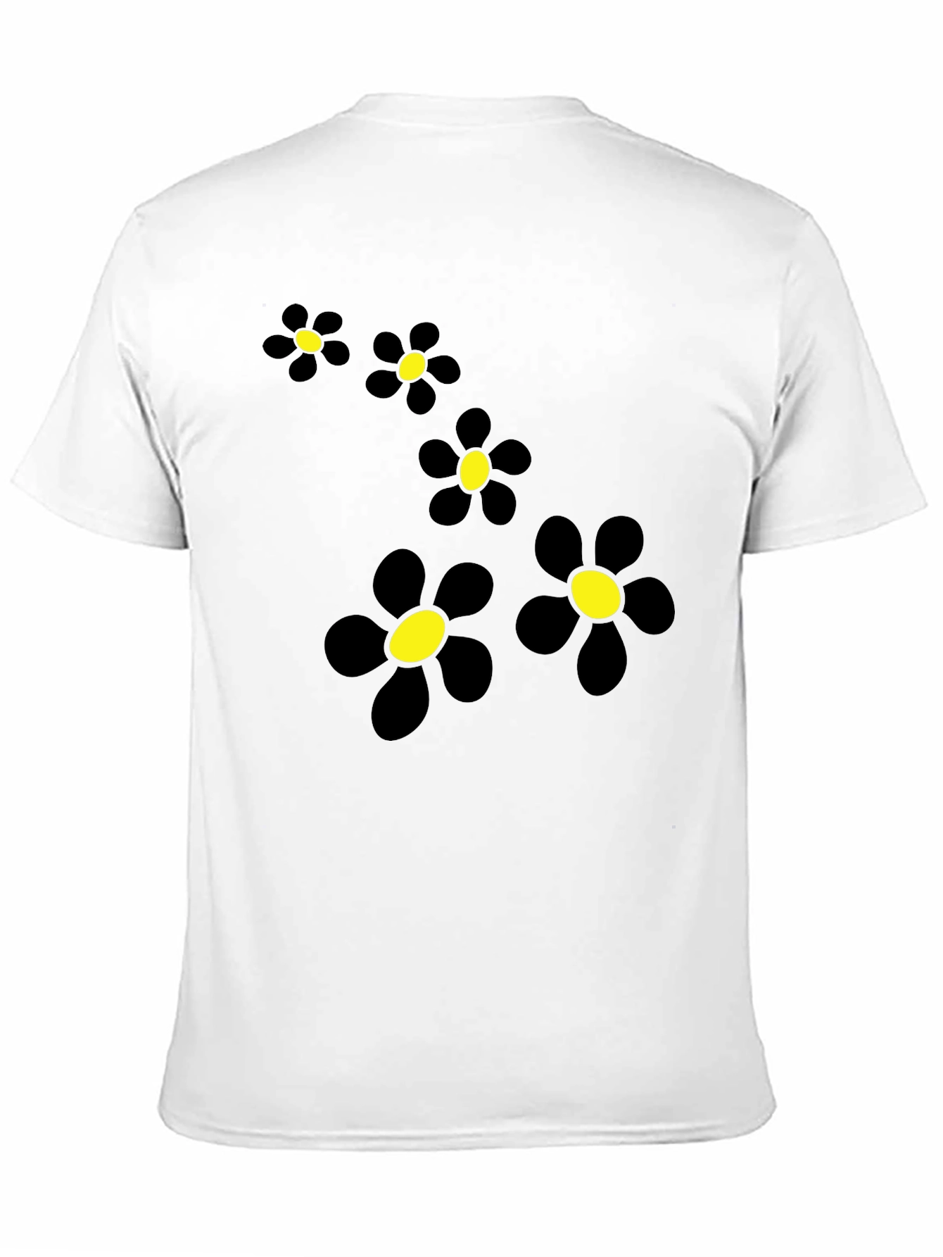 Black Daisy Chain Graphic Tee