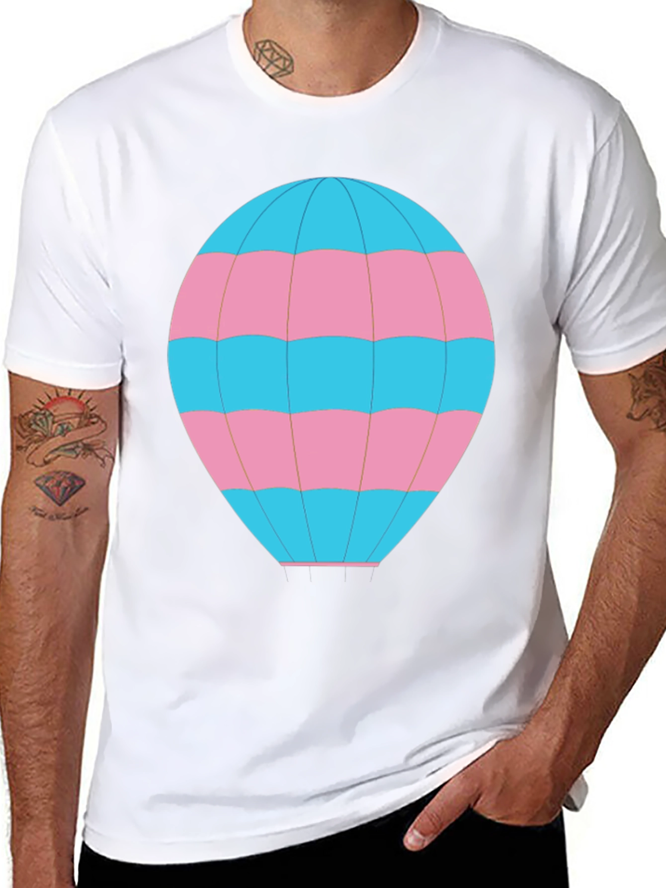 Transgender Pride Hot Air Balloon T-Shirt