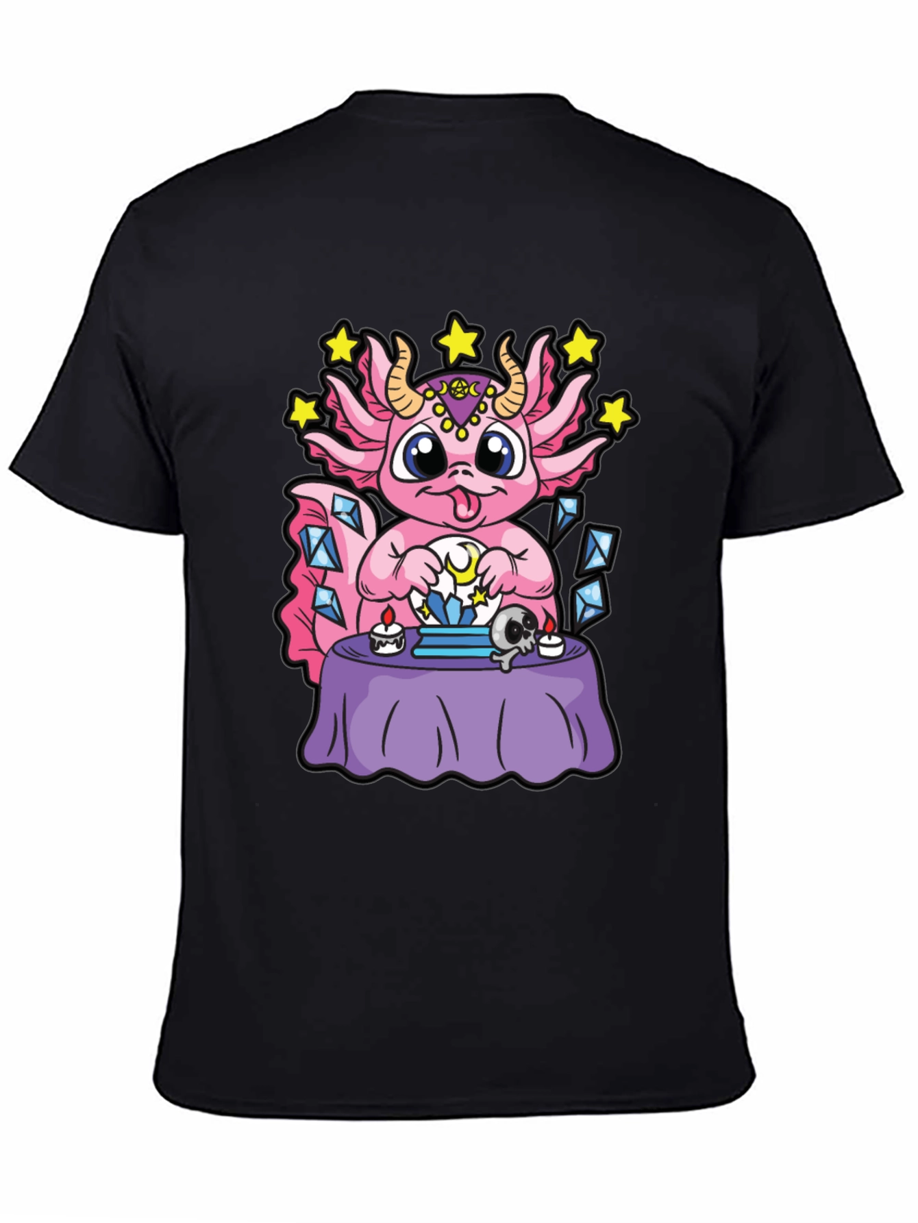 Axolotl Fortune Teller Graphic T-Shirt