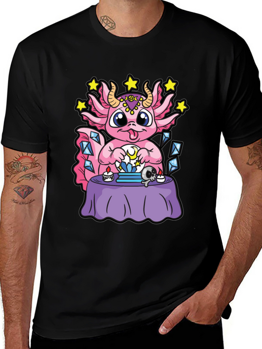 Axolotl Fortune Teller Graphic T-Shirt