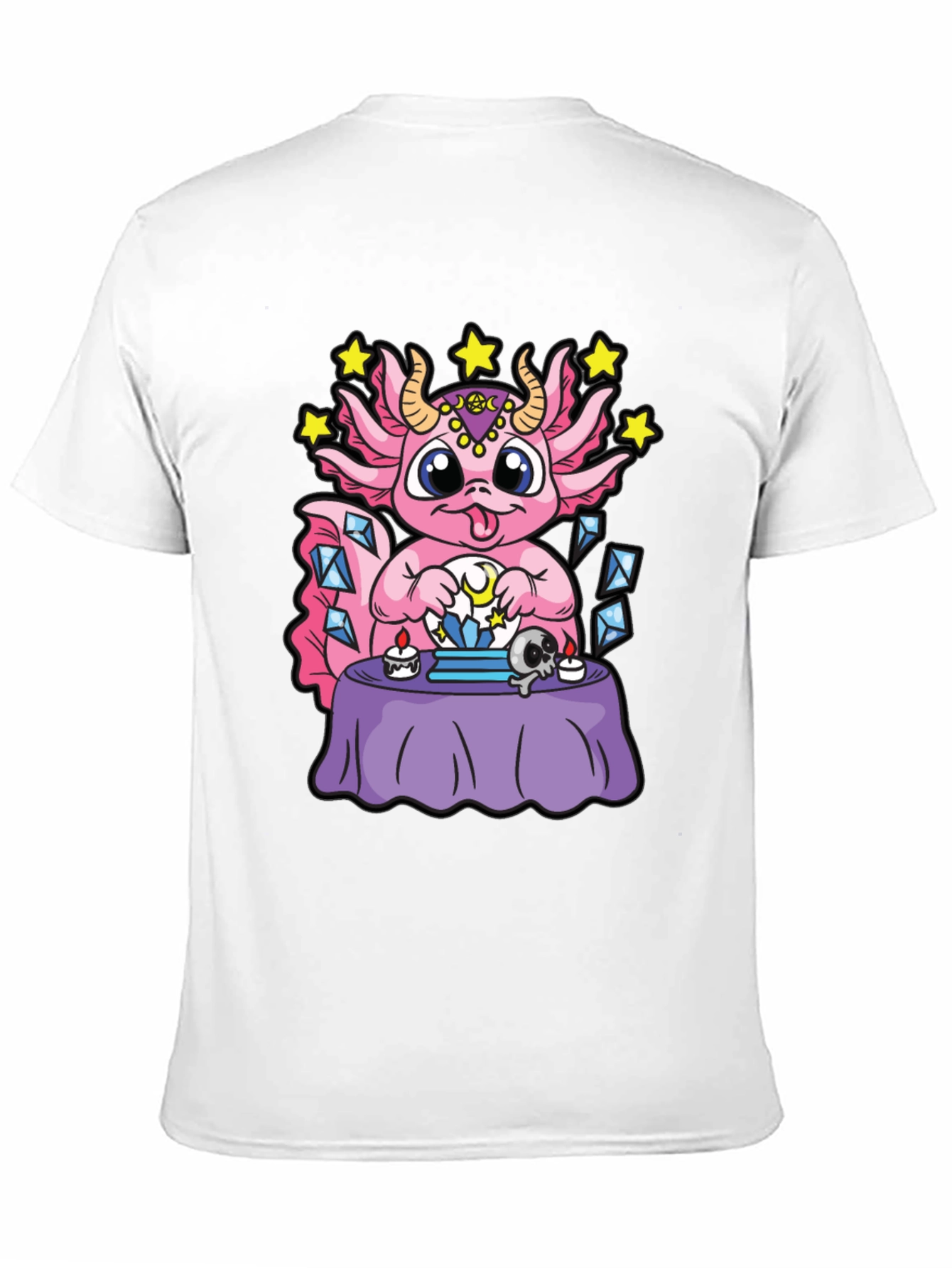 Axolotl Fortune Teller Graphic T-Shirt