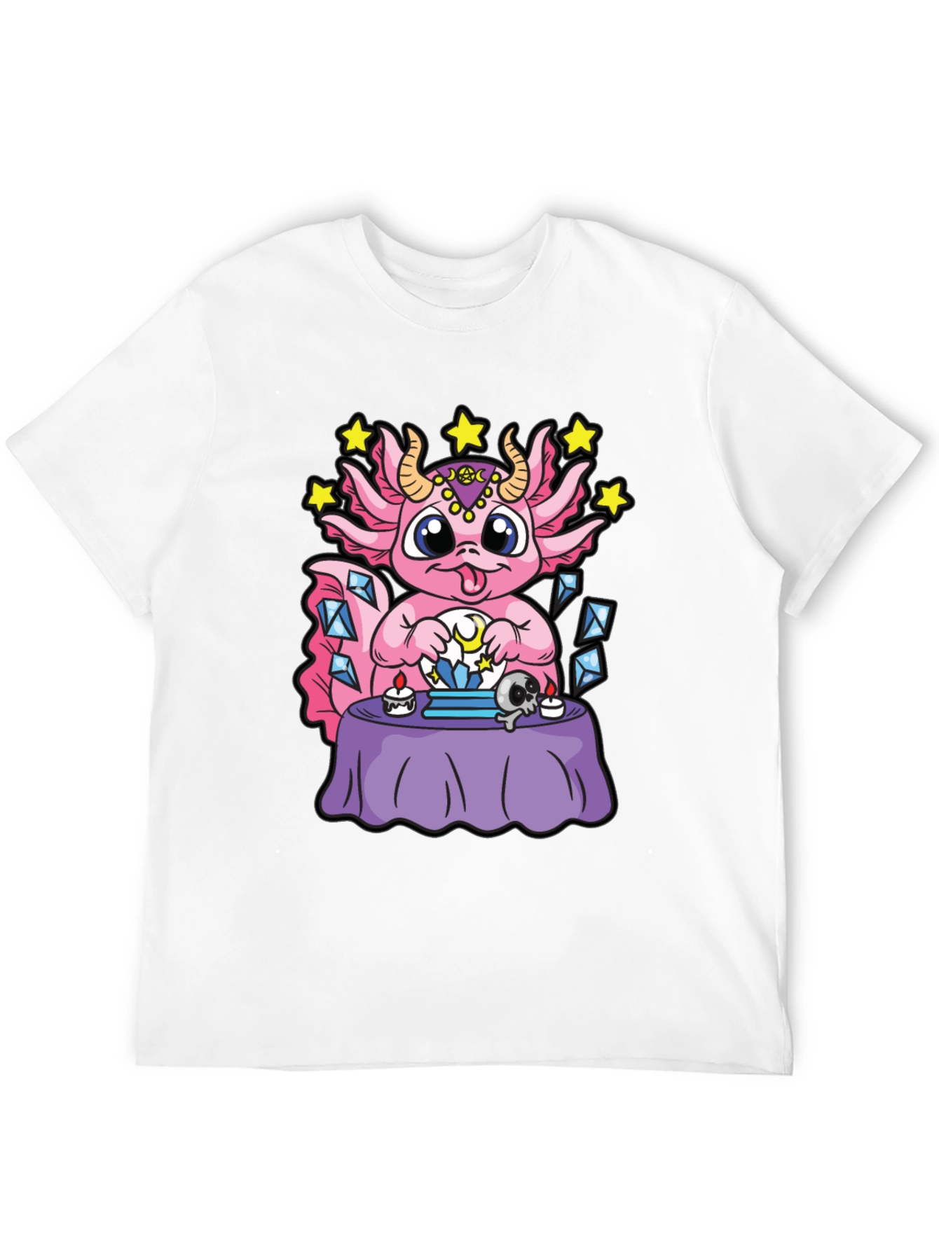 Axolotl Fortune Teller Graphic T-Shirt
