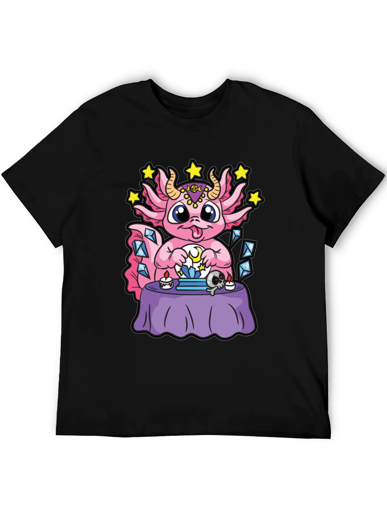 Axolotl Fortune Teller Graphic T-Shirt