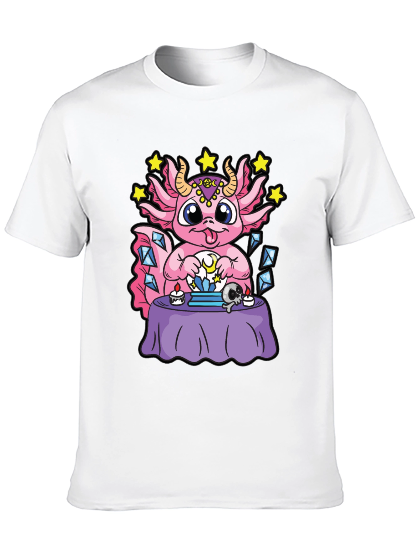 Axolotl Fortune Teller Graphic T-Shirt