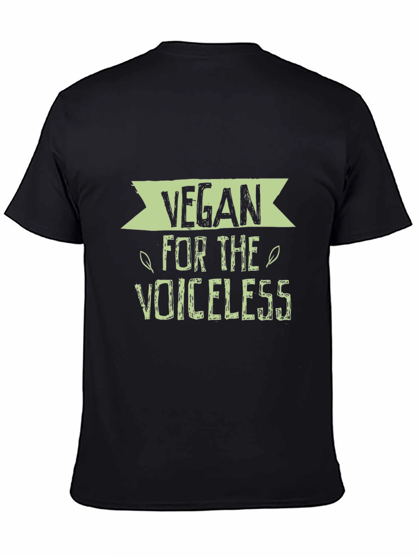 Vegan for the Voiceless Black T-Shirt