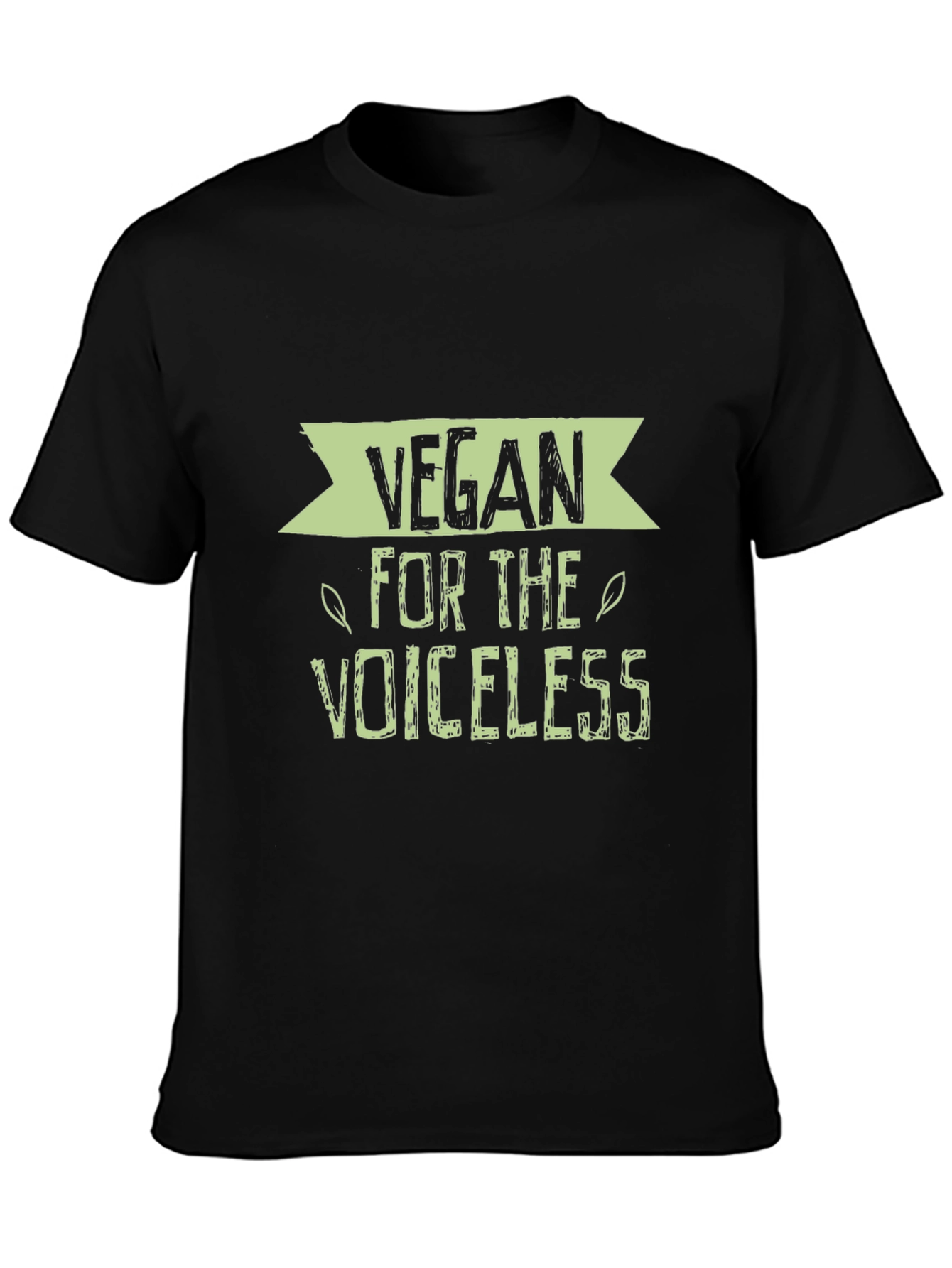 Vegan for the Voiceless Black T-Shirt