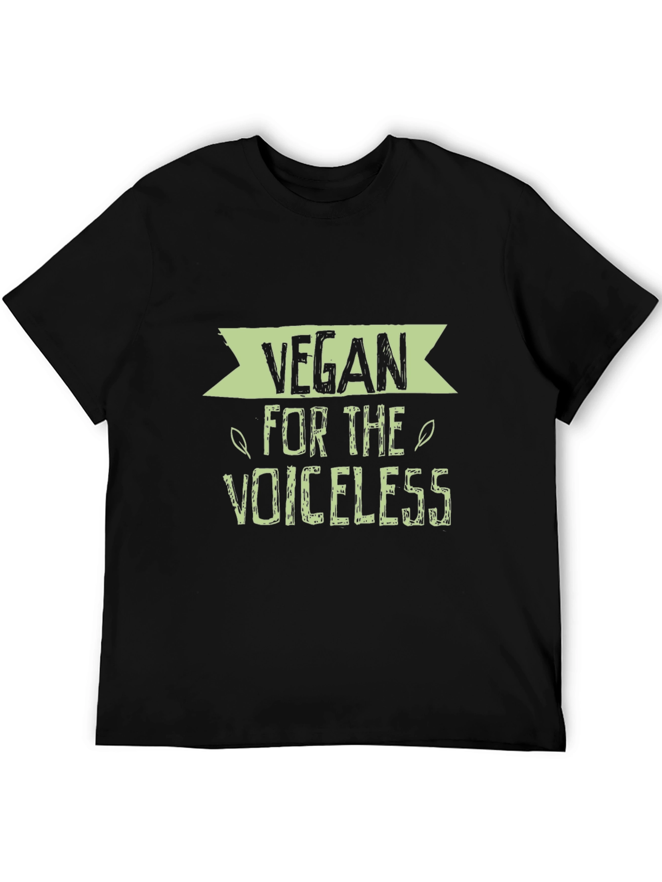 Vegan for the Voiceless Black T-Shirt