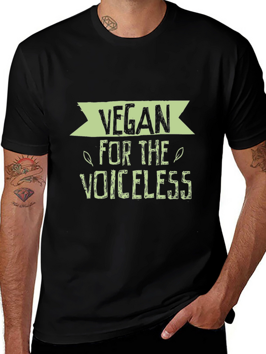 Vegan for the Voiceless Black T-Shirt