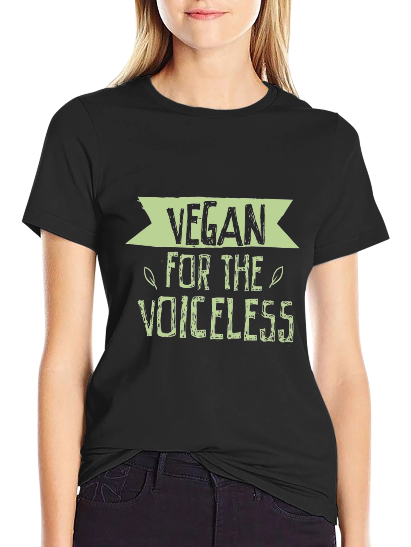 Vegan for the Voiceless Black T-Shirt