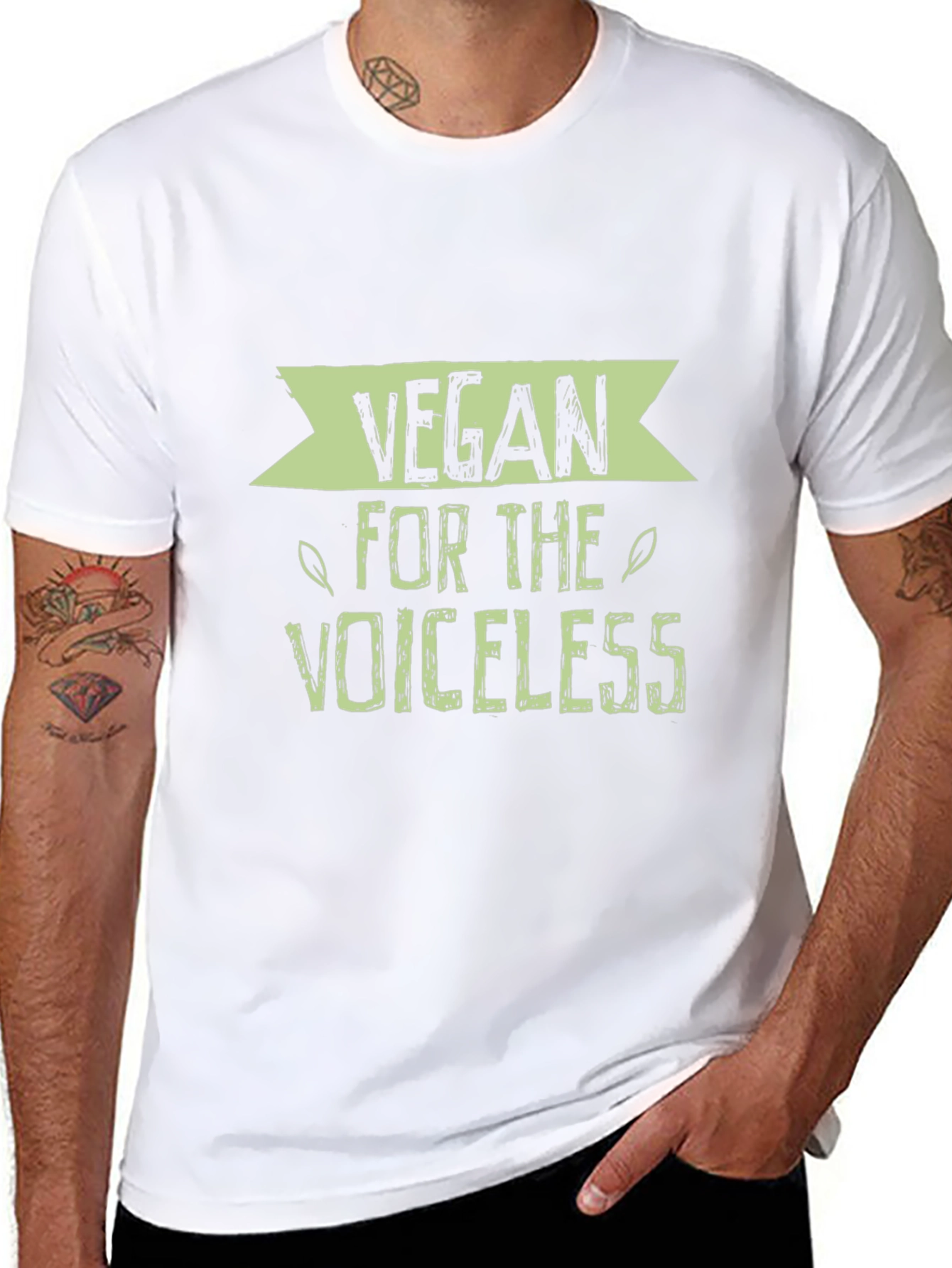Vegan for the Voiceless Black T-Shirt