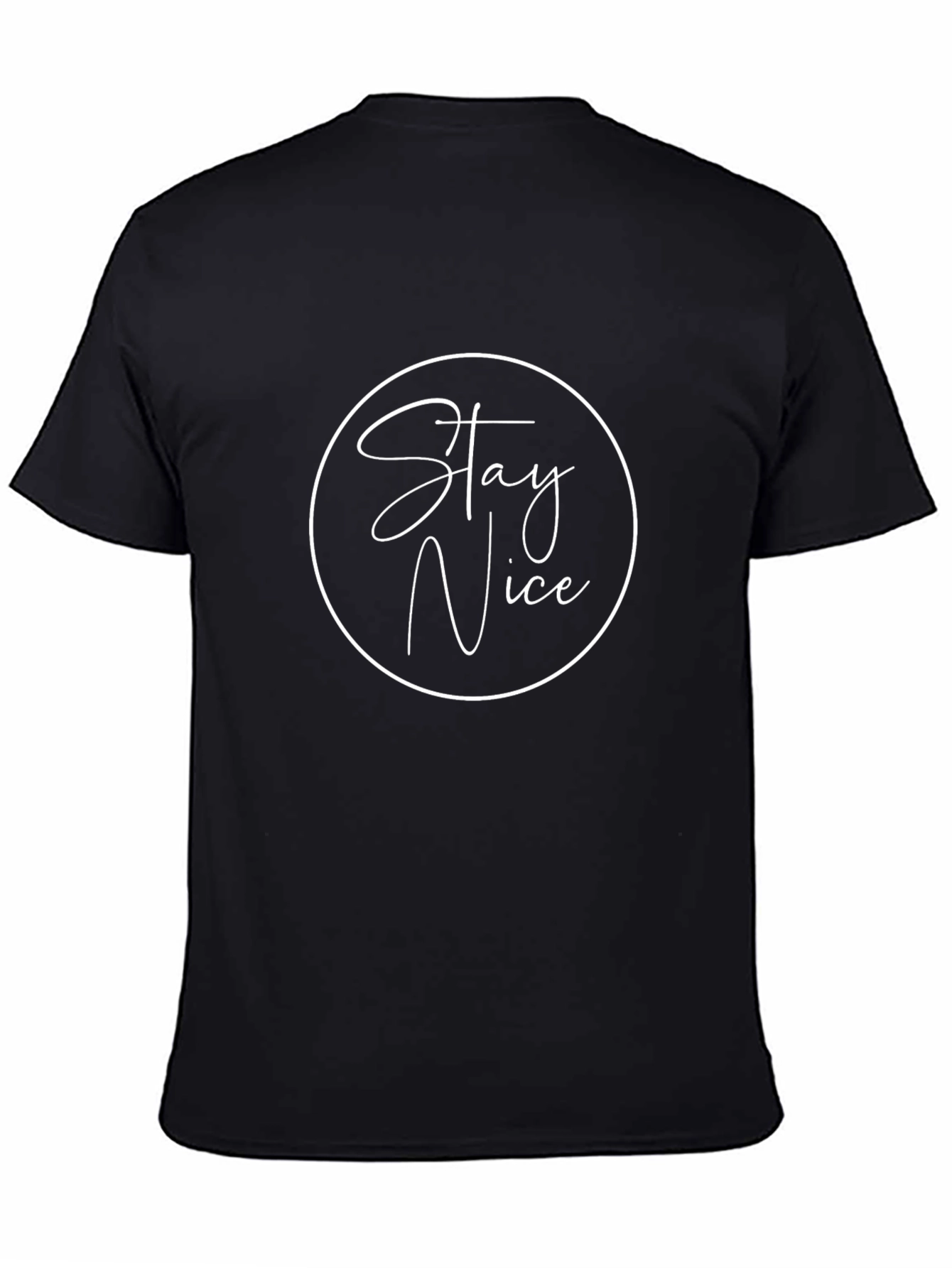 Stay Nice Black Graphic Tee