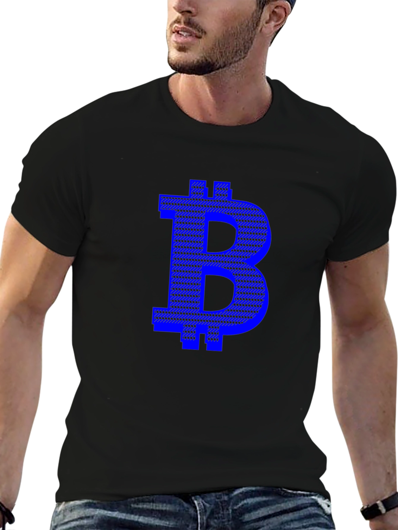 Bitcoin B Logo Black T-Shirt