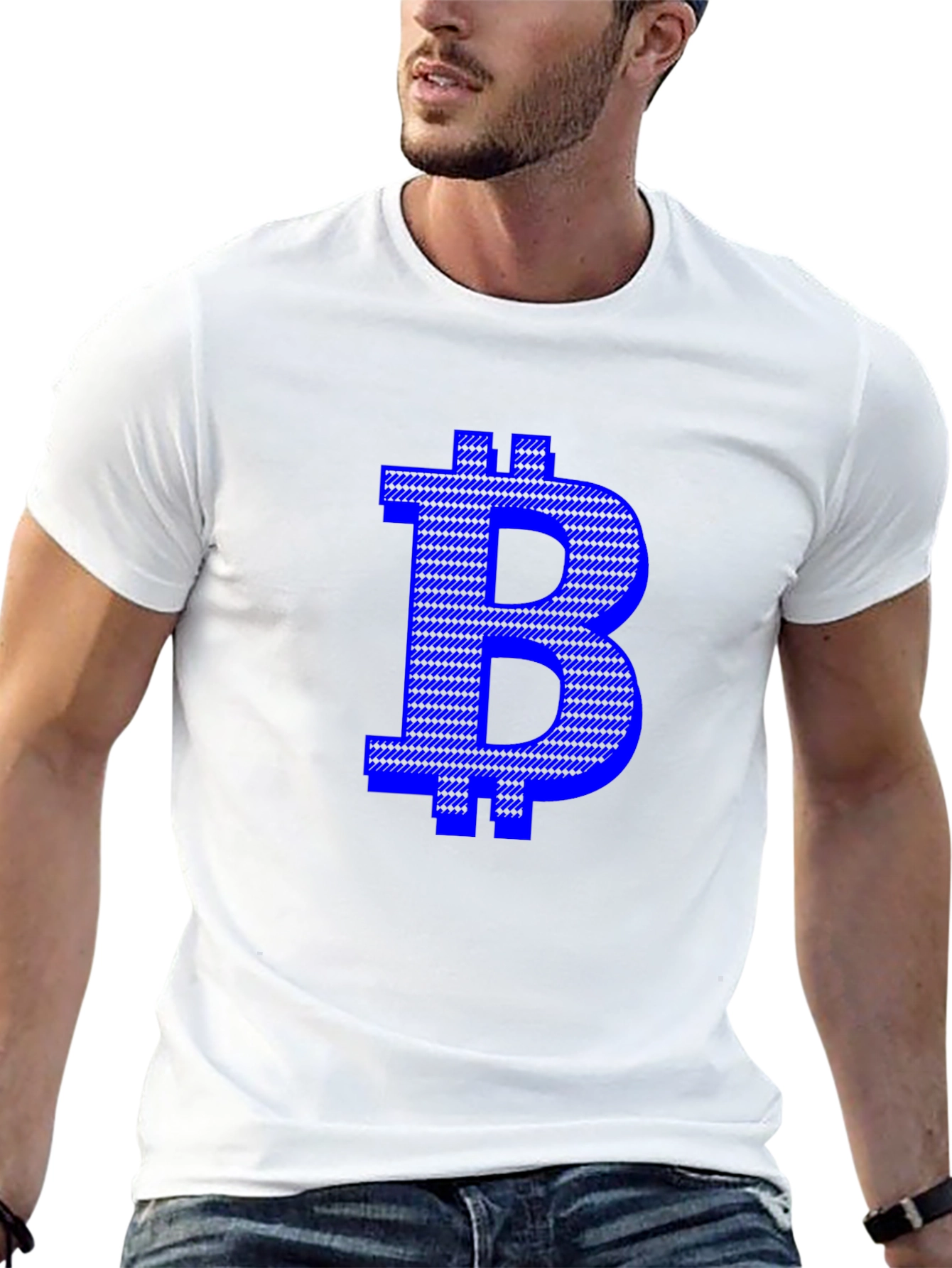Bitcoin B Logo Black T-Shirt