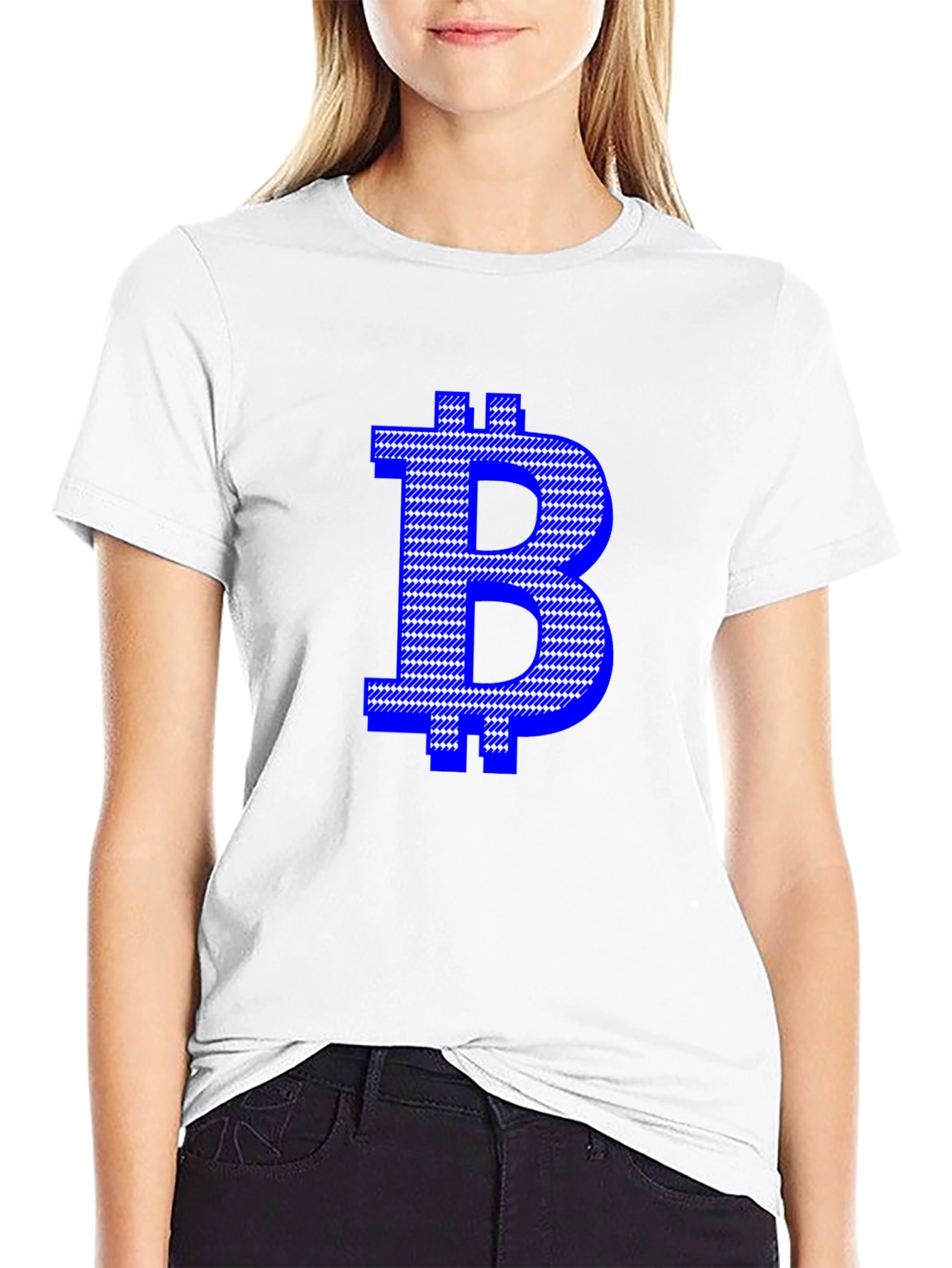 Bitcoin B Logo Black T-Shirt