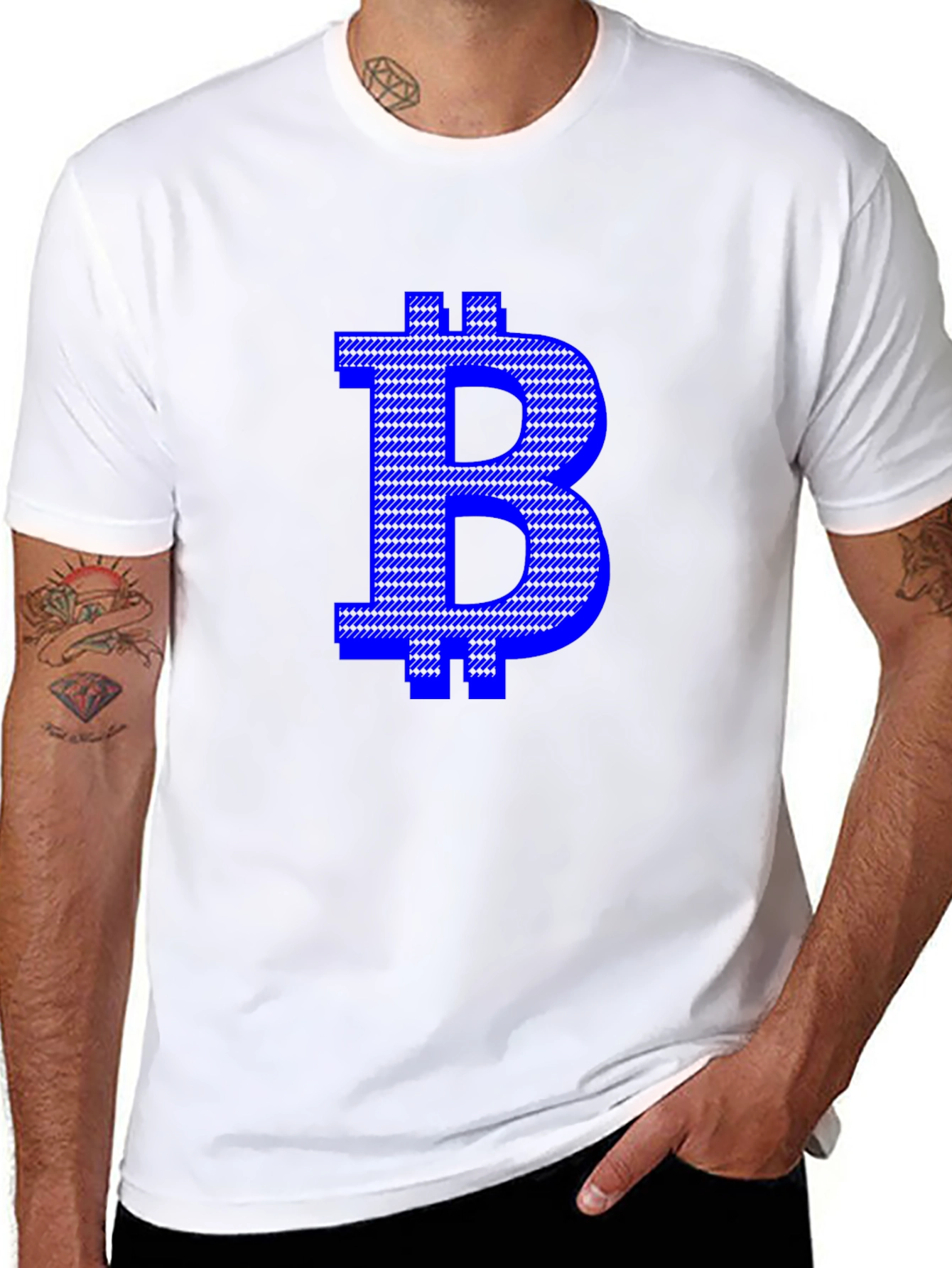 Bitcoin B Logo Black T-Shirt