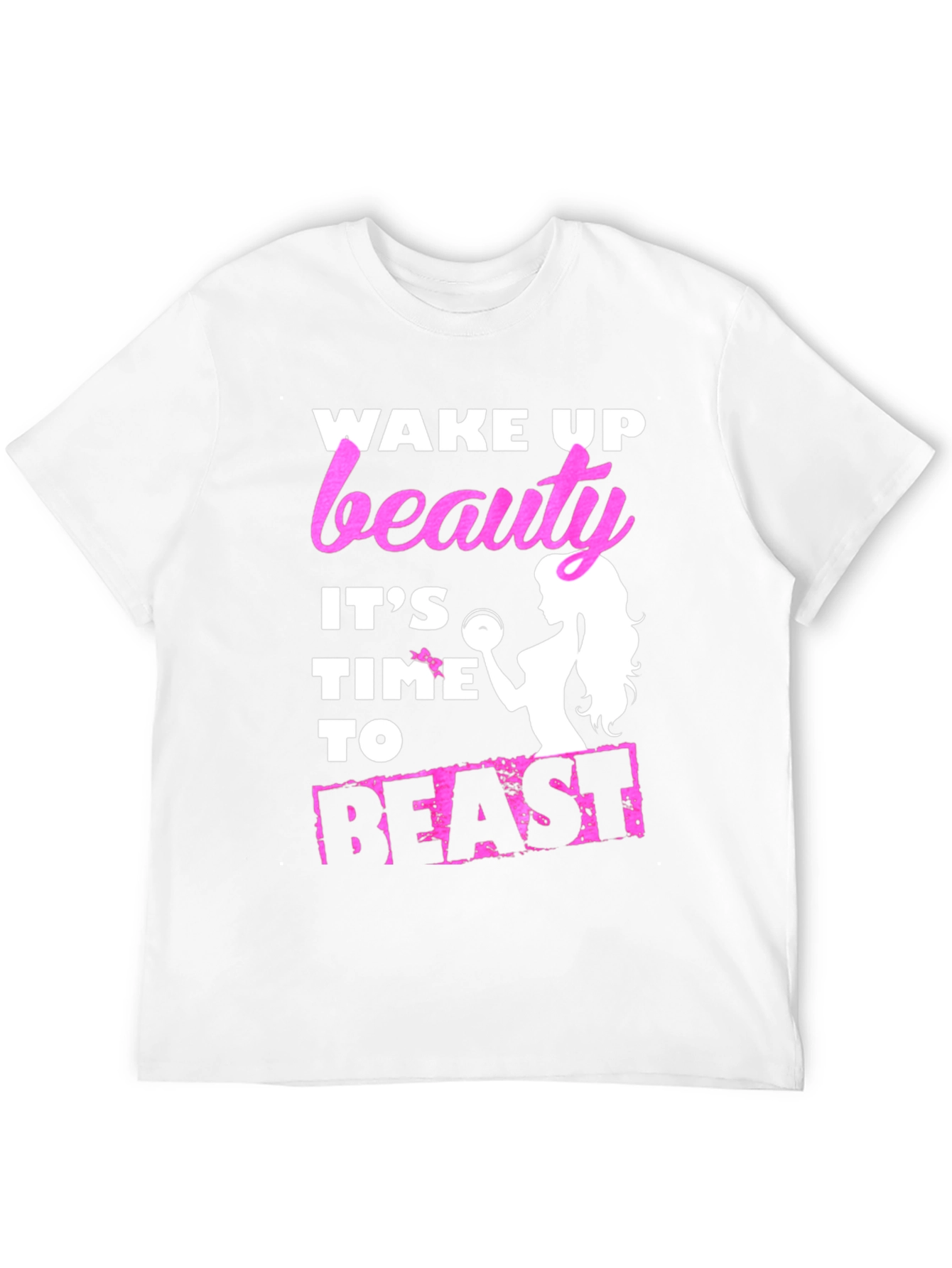 Wake Up Beauty Beast Mode Graphic T-Shirt