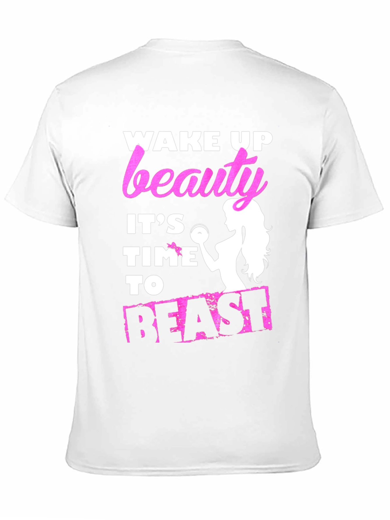 Wake Up Beauty Beast Mode Graphic T-Shirt