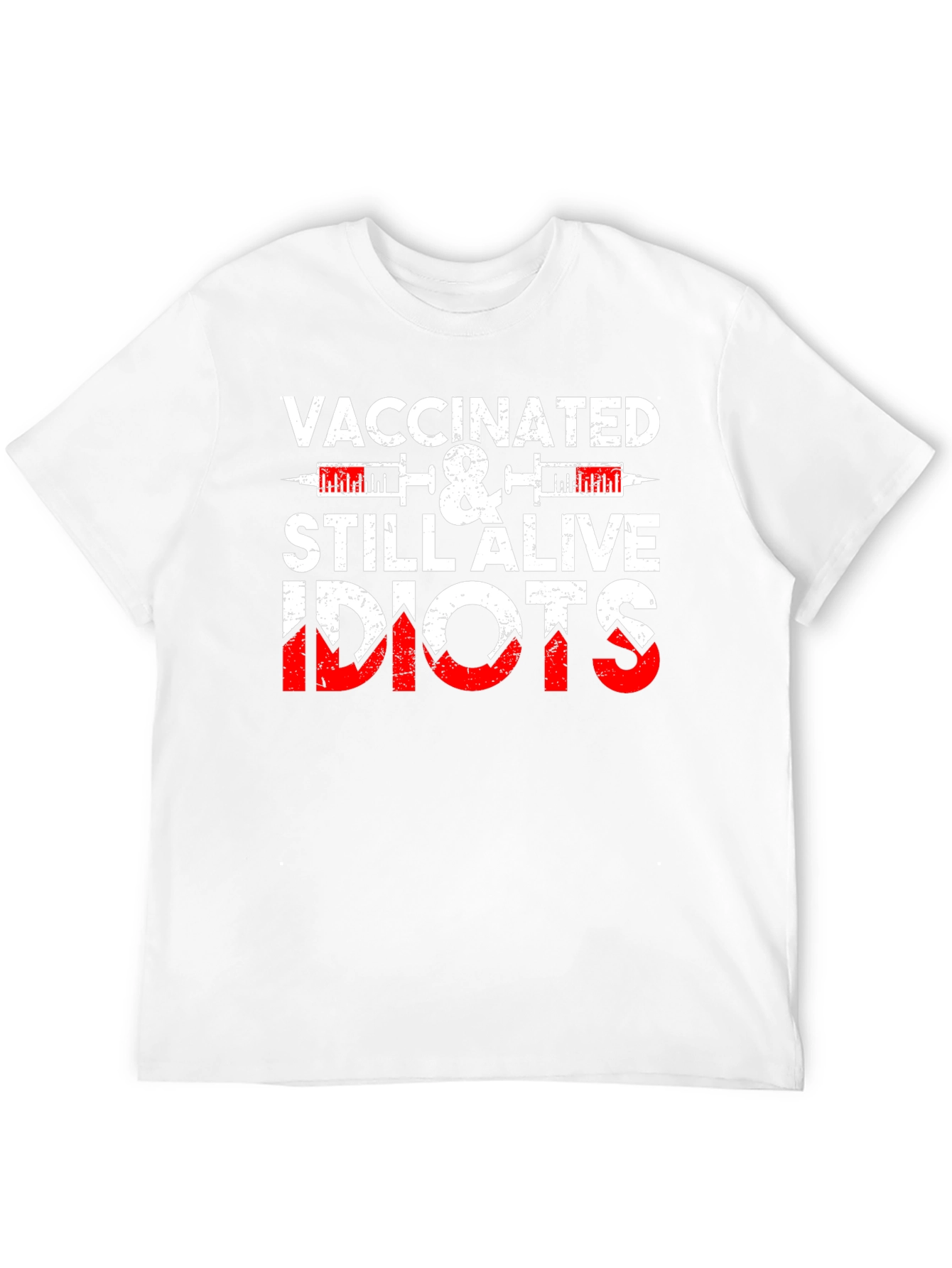 Vaccinated & Still Alive Funny T-Shirt