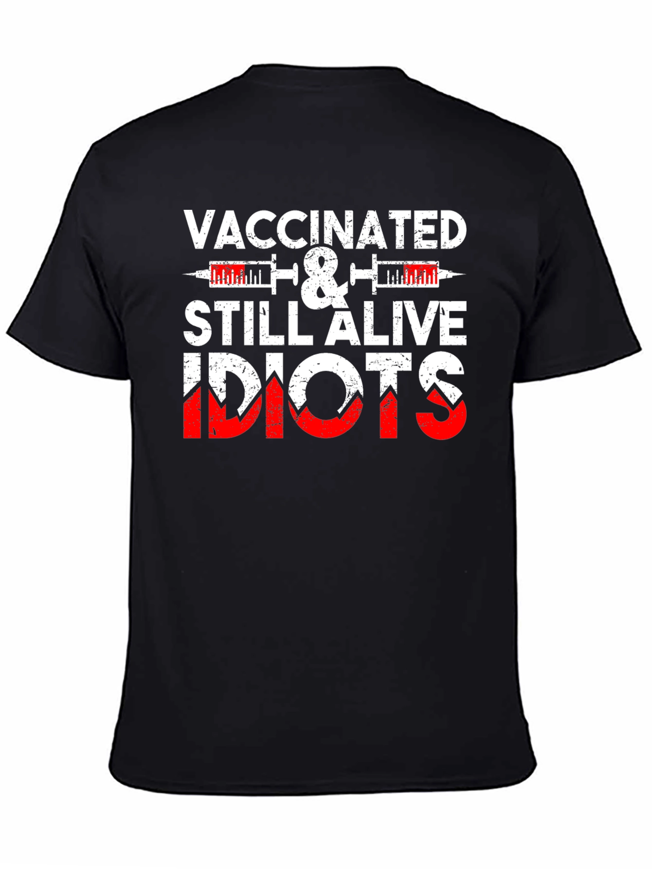 Vaccinated & Still Alive Funny T-Shirt