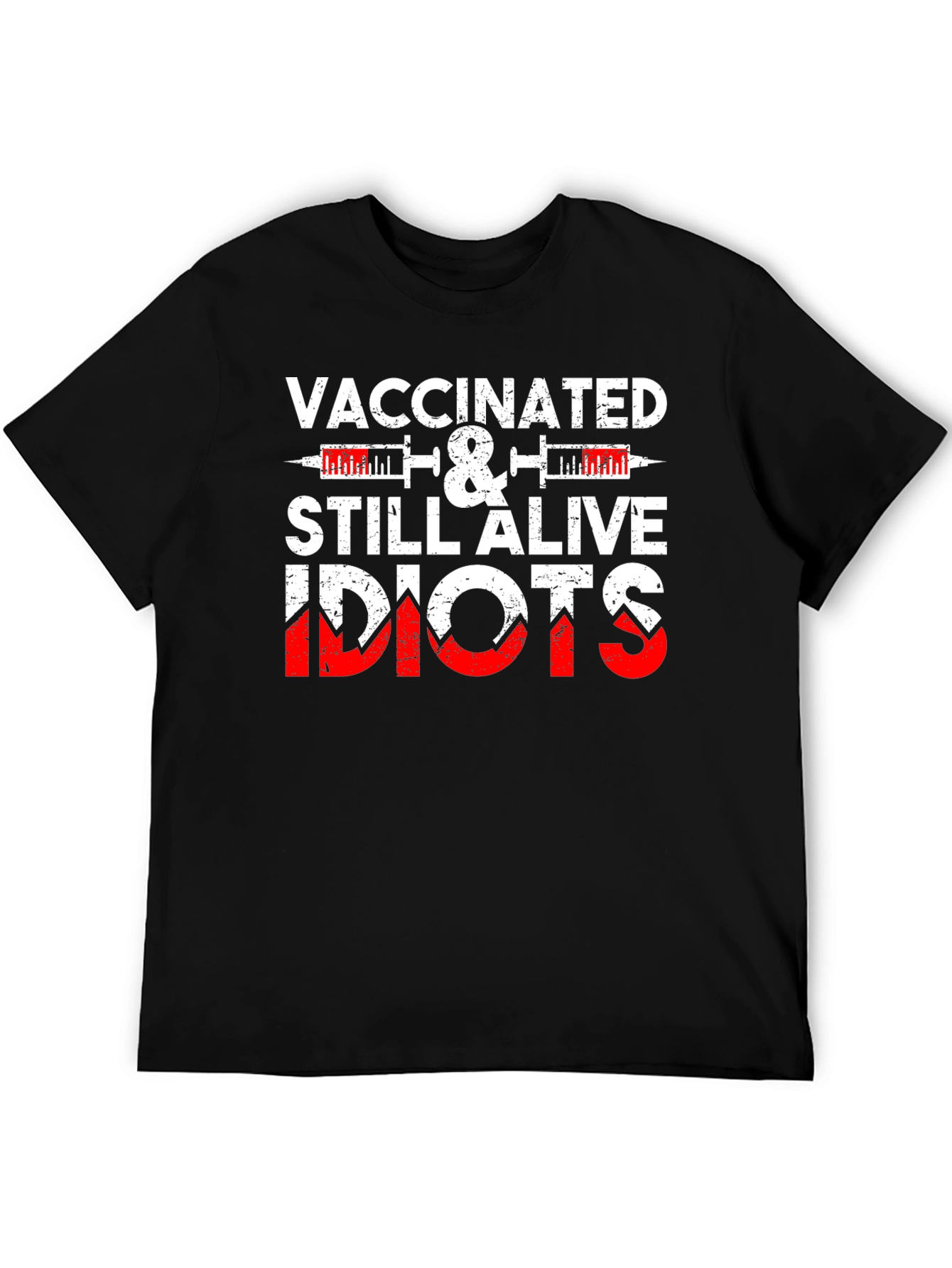 Vaccinated & Still Alive Funny T-Shirt